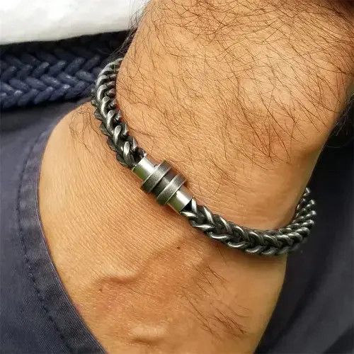 Other 5mm Magnet clasp Stainless Steel Bracelet Size ONE SIZE - 1 Thumbnail