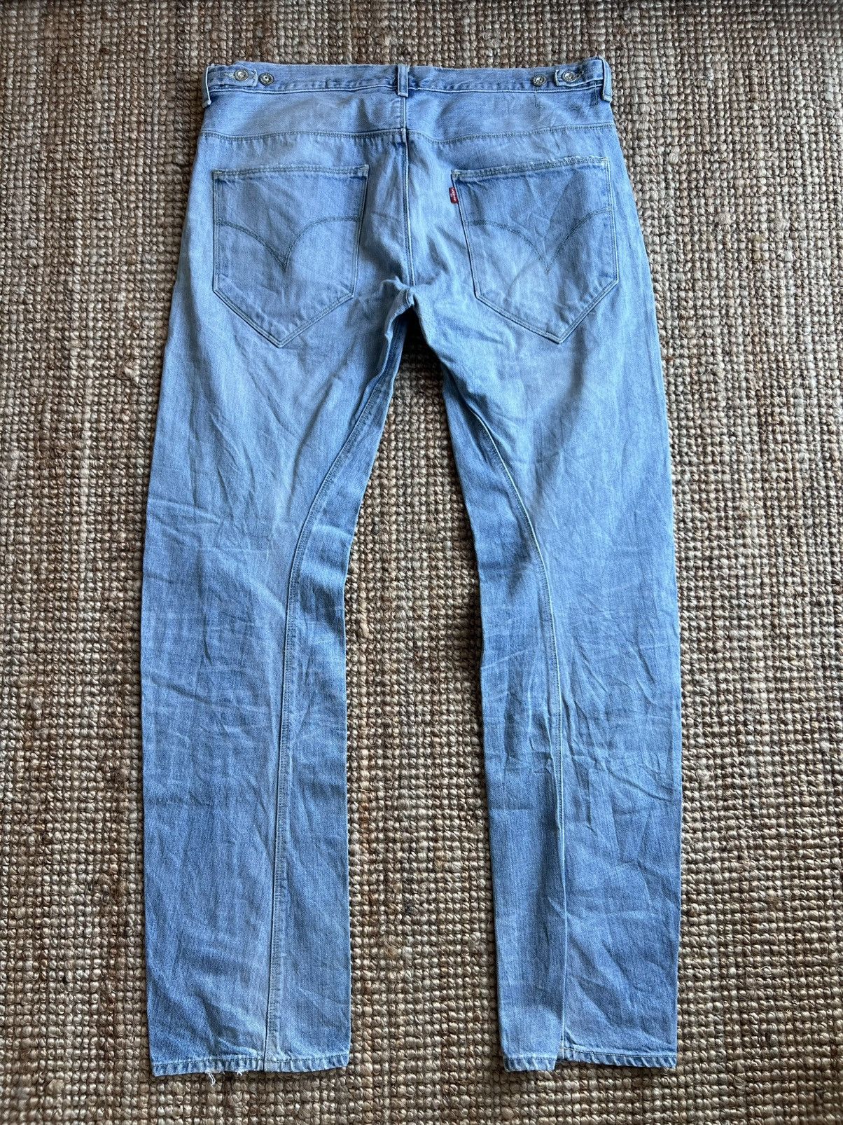 Levi's Levis Engineered Jeans Leather Side Belt W36 Actual 38x34 Size US 36 / EU 52 - 8 Thumbnail
