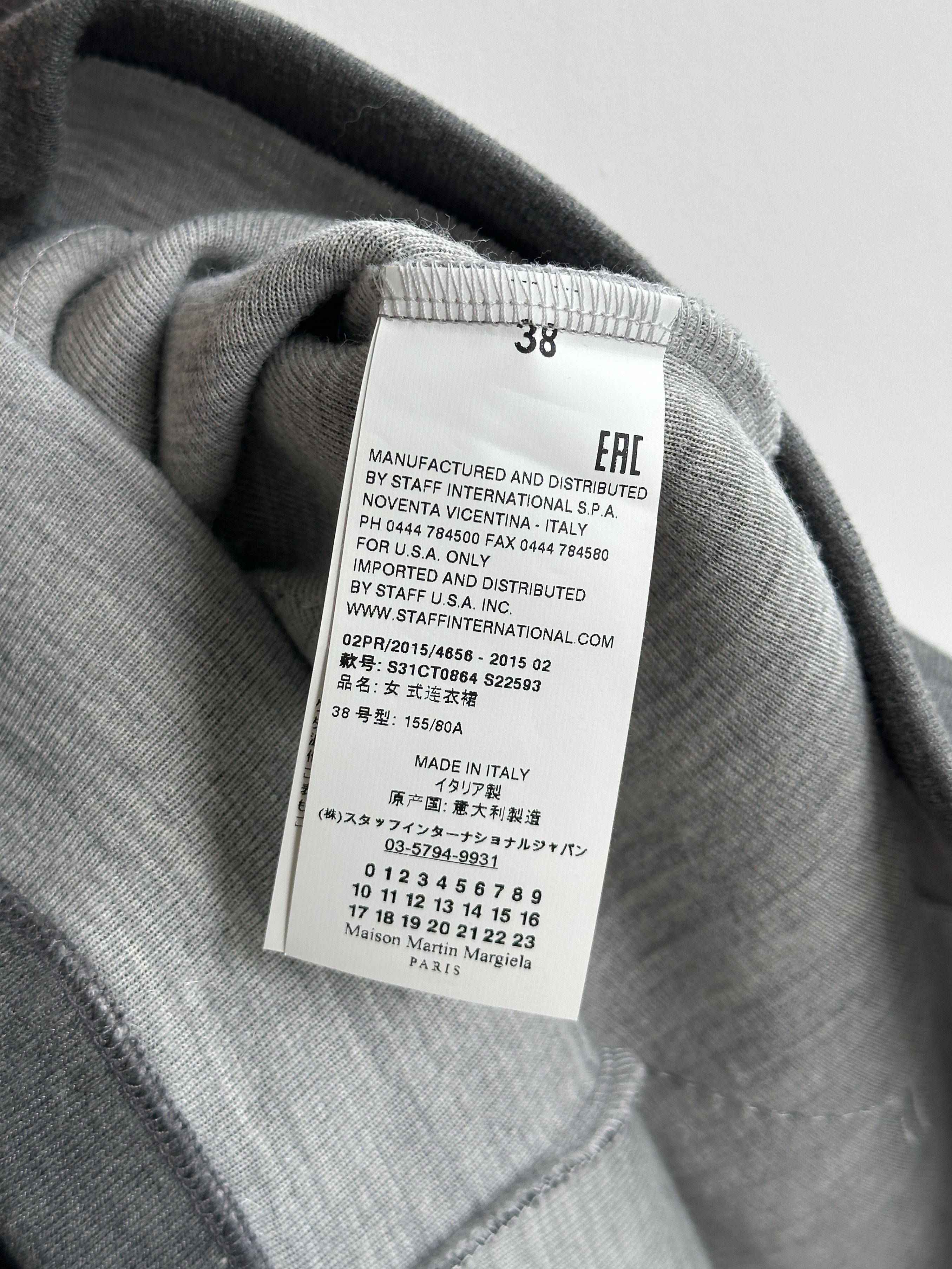 Maison Margiela Maison Margiela Gray Tunic Dress Mini Size XS / US 0-2 / IT 36-38 - 11 Thumbnail