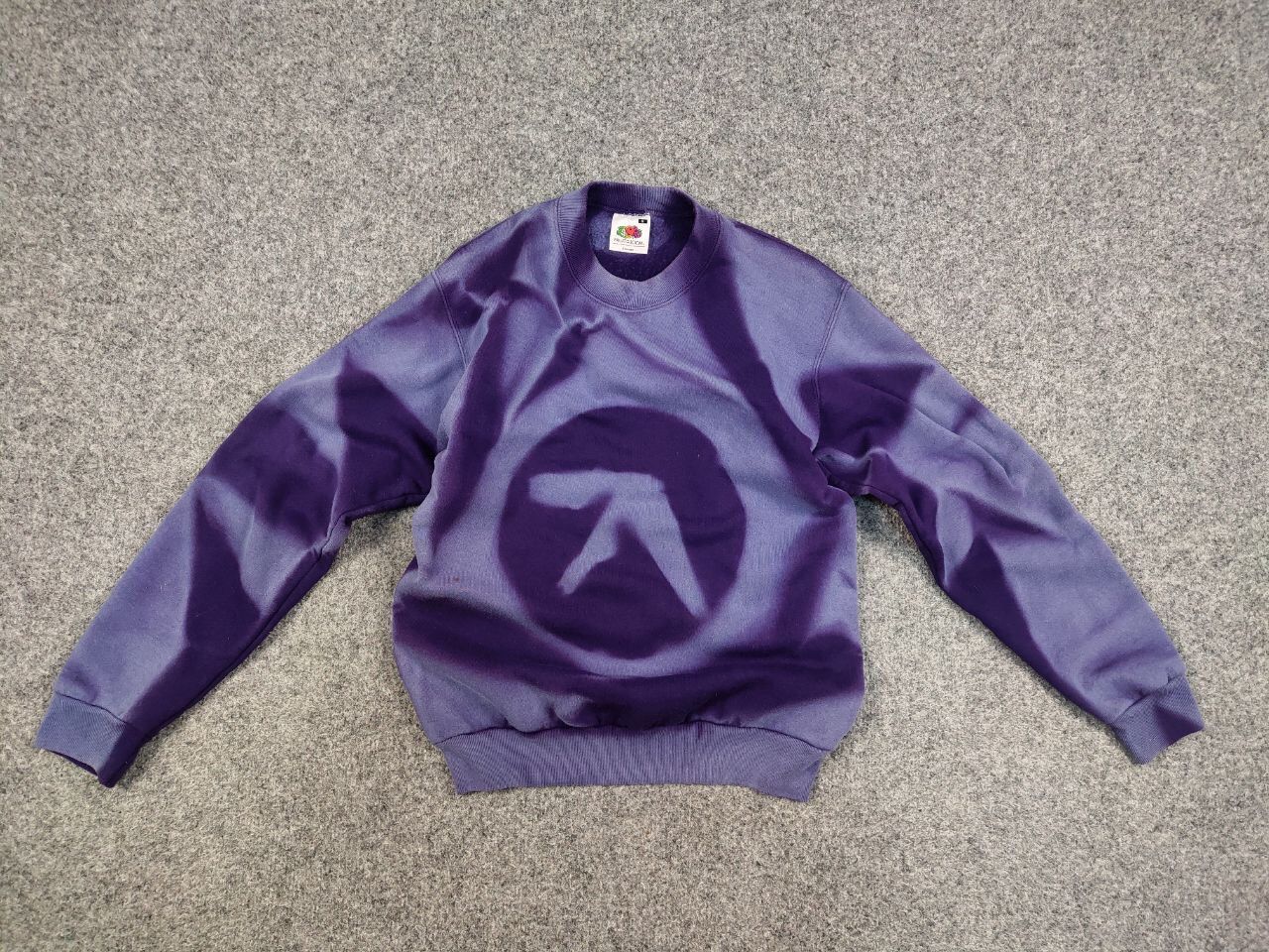 Vintage Vintage 90's Aphex Twin Logo Sun Faded Boxy Blank Sweatshirt Size US S / EU 44-46 / 1 - 11 Thumbnail