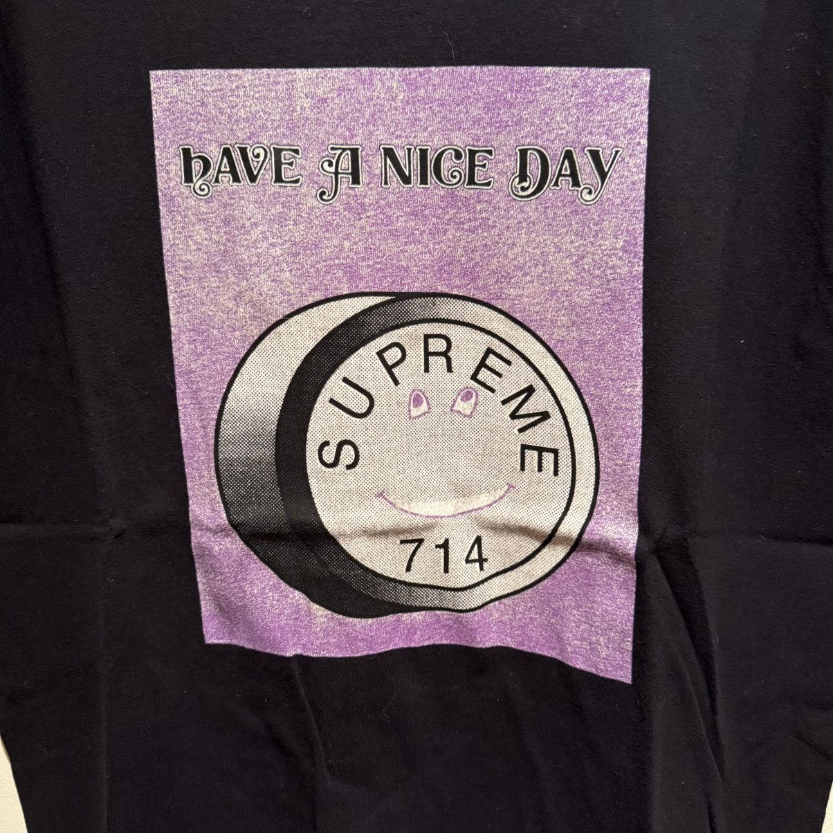Supreme Supreme “Have a nice day” T-shirt Black Medium Size US M / EU 48-50 / 2 - 2 Thumbnail