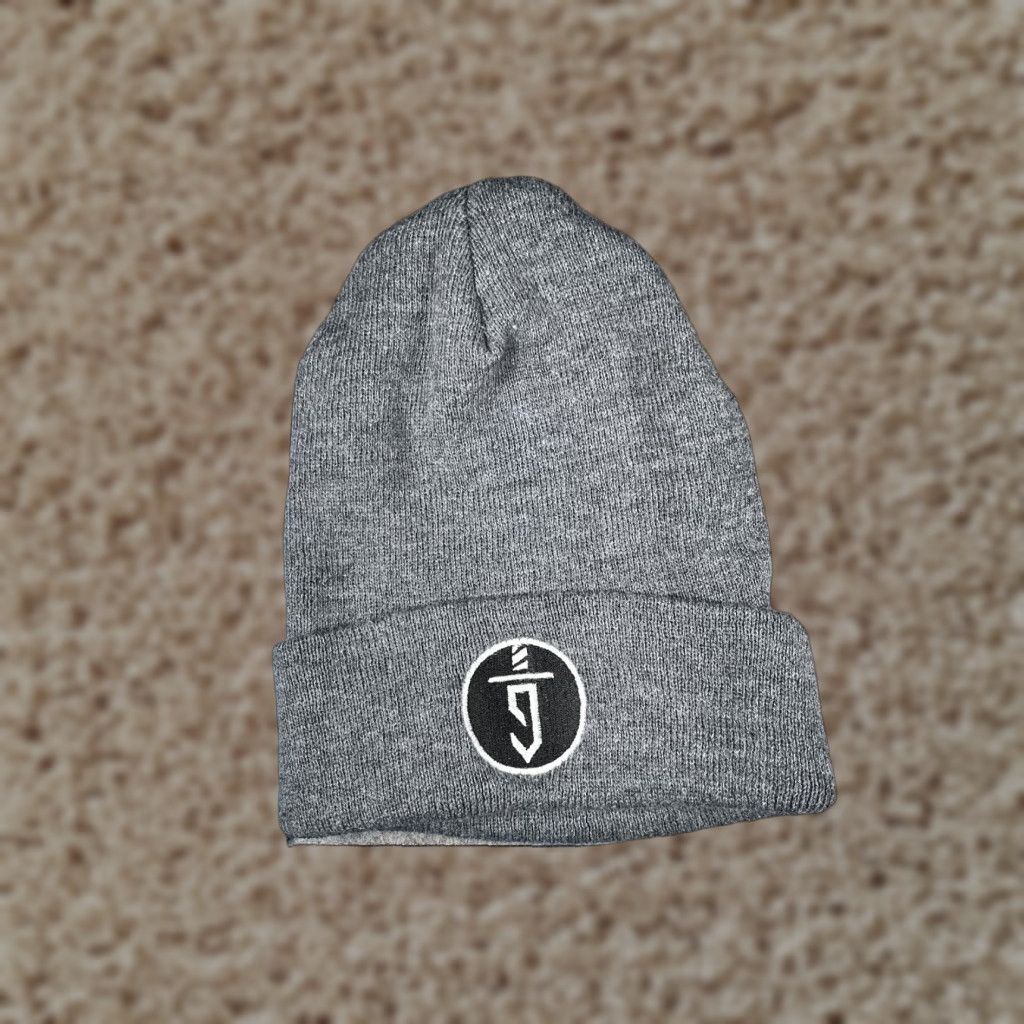 Port & Company Port & Company Beanie Knit Adult One Size Gray 100% Acrylic Hat Unisex Size ONE SIZE - 1 Thumbnail