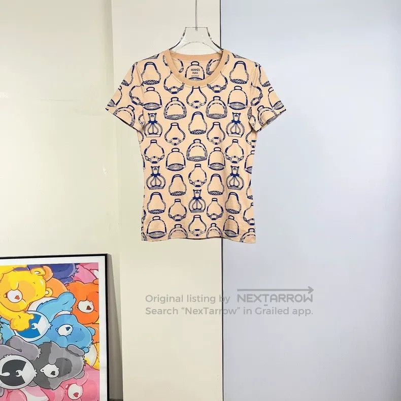Hermes Hermes Short-sleeve T-shirt Size XXS / US 00 / IT 34 - 2 Thumbnail