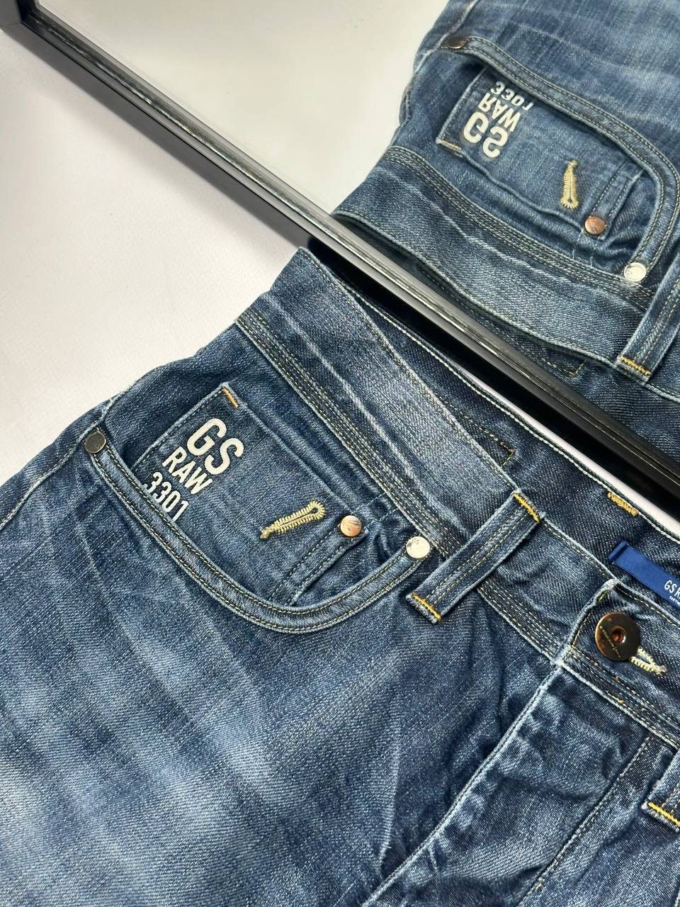 G-Star Vintage G Star Raw Demin Washed Jean Japanese Y2k Size US 30 / EU 46 - 5 Thumbnail