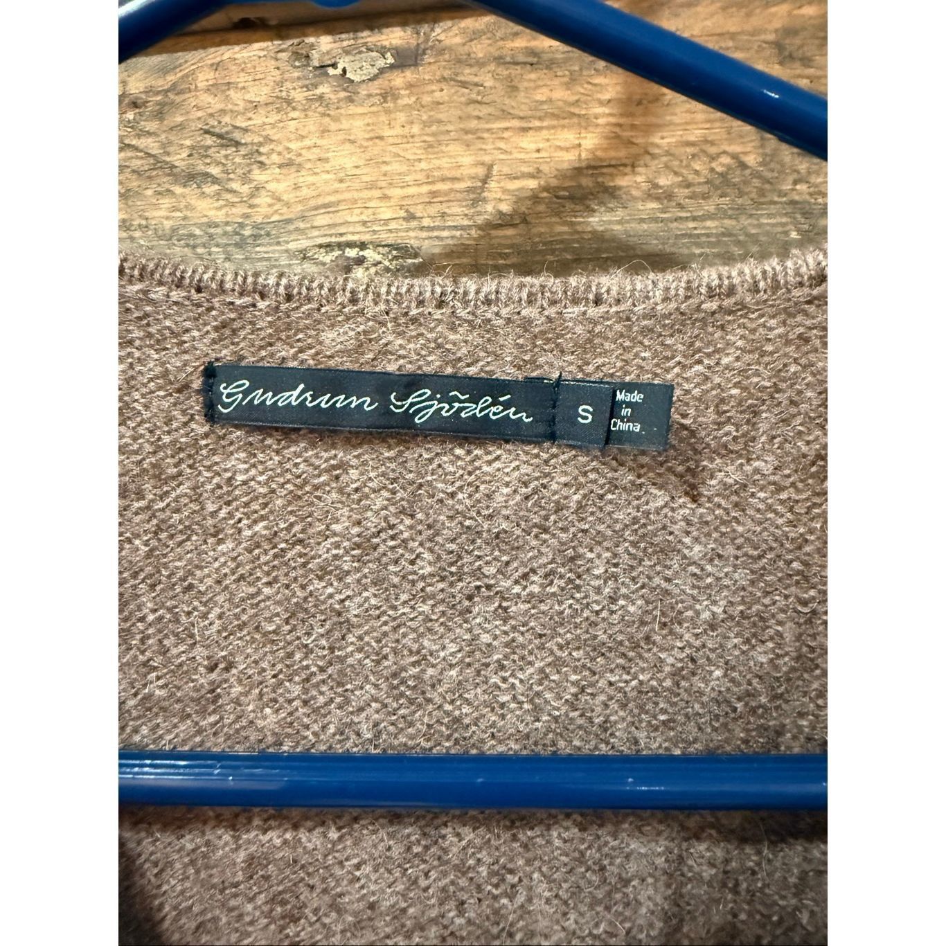 Guru Gudrun Sjoden brown soft wool b button front vest size Small Size S / US 4 / IT 40 - 4 Thumbnail