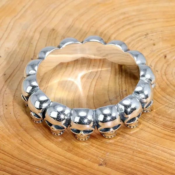 VIBE Skull Skeleton Ring Size 7 8 9 10 11 Size ONE SIZE - 4 Thumbnail