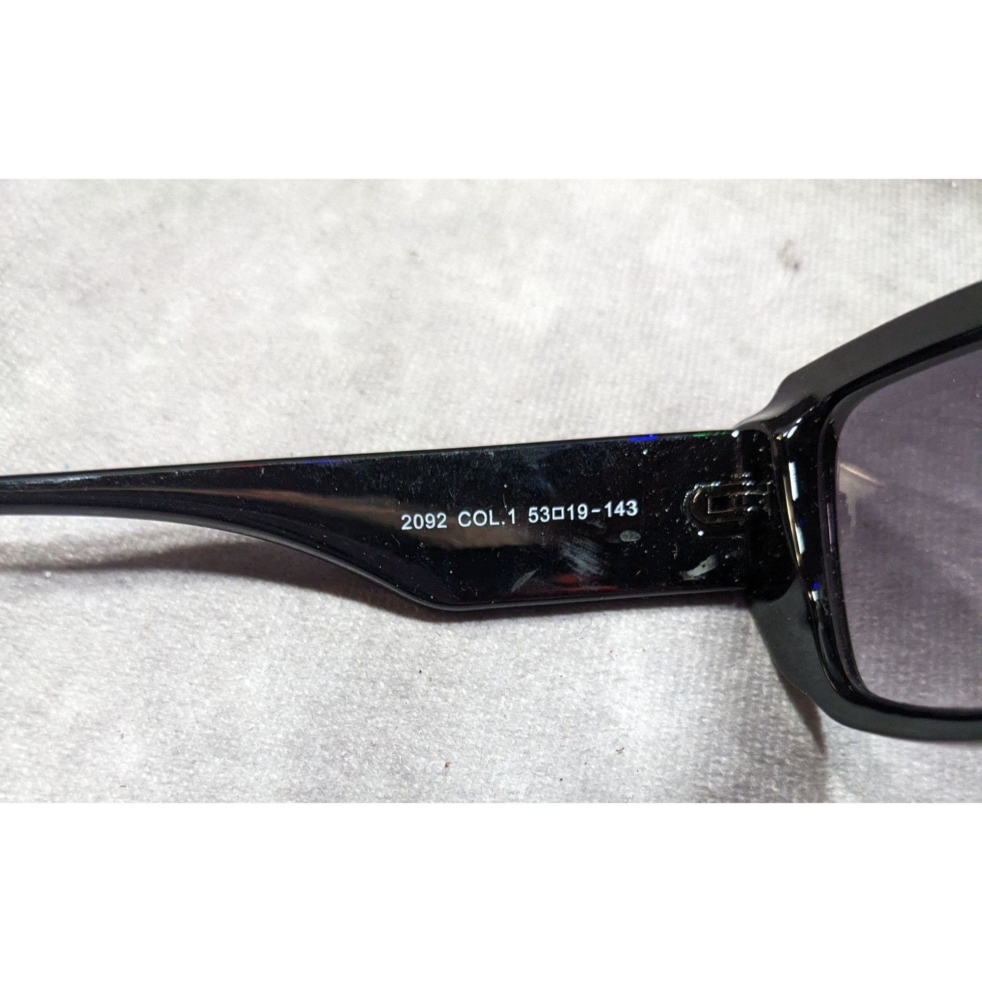 Dolce & Gabbana Dolce & Gabbana 2092 Black Retro Cateye Sunglasses Made In I Size ONE SIZE - 8 Thumbnail