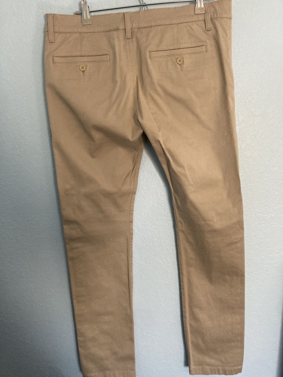 Saint Laurent Paris Saint Laurent Beige Cotton Pants, size 33 Size US 33 - 2 Thumbnail