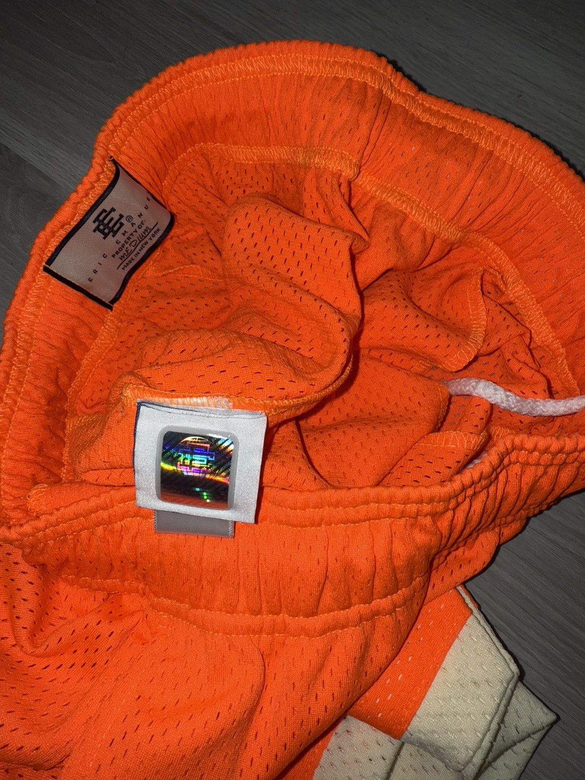 Eric Emanuel Eric Emanuel EE Basic Mesh Shorts – Orange (M) Size US 32 / EU 48 - 3 Thumbnail