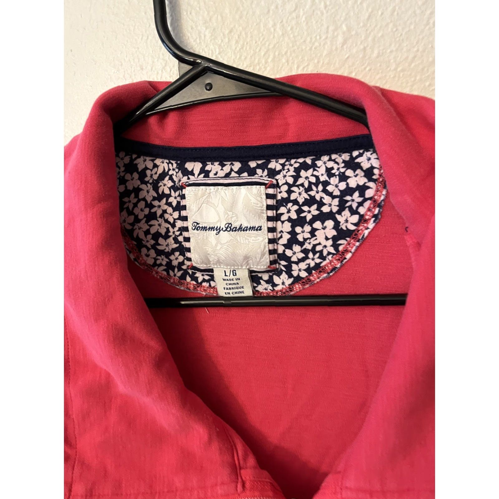 Tommy Bahama Tommy Bahama Full Zip Sweatshirt Women's Size L Pink High Neck Activewear Size L / US 10 / IT 46 - 3 Thumbnail