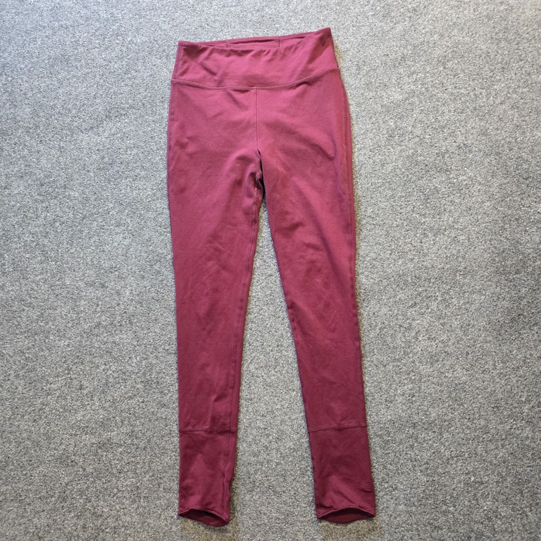 Free People Free People Pants Women Small Red Burgundy Stretch Legging Workout Casual Ankle Skinny Activewear Casual Wear Womens Size 28" / US 6 / IT 42 - 2 Thumbnail