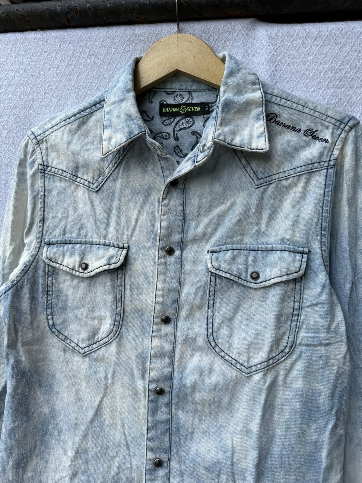 Hysteric Glamour Banana Seven Japanese Style Button Up Pocket Shirt Size US M / EU 48-50 / 2 - 3 Thumbnail
