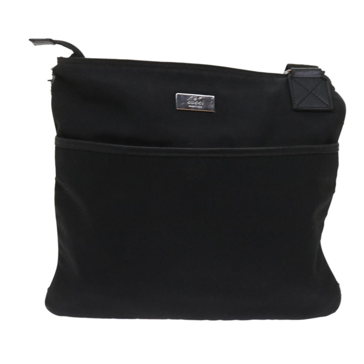 Gucci Black Canvas Shoulder Bag (Pre-Owned) Size ONE SIZE - 1 Thumbnail