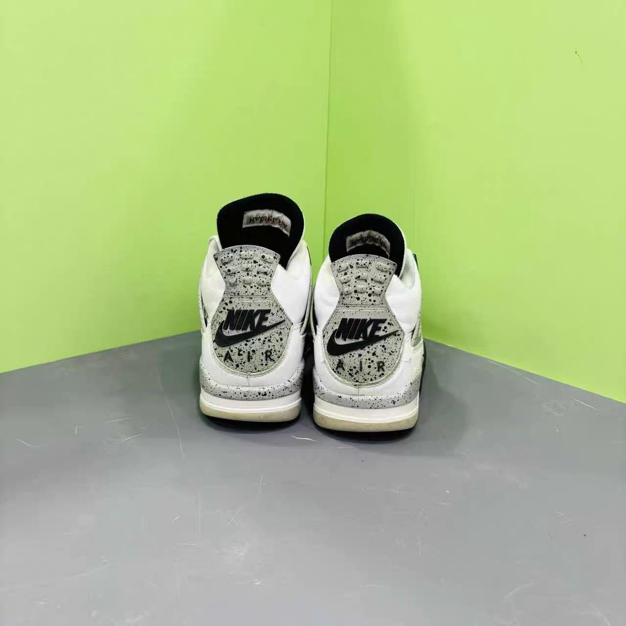 Jordan Brand Air Jordan 4 Retro White Cement Basketball Shoes K15 Size US 7.5 / EU 40-41 - 4 Thumbnail