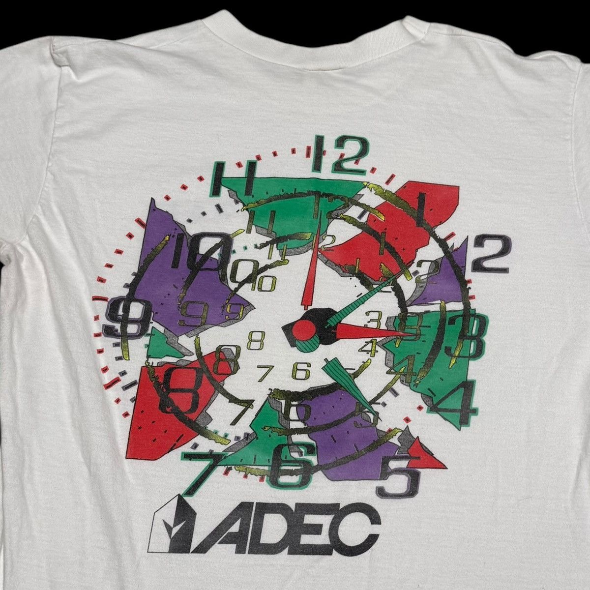 Vintage Vintage 90s ADEC Watch Promo White Logo Shirt Adult Large Size US L / EU 52-54 / 3 - 2 Thumbnail