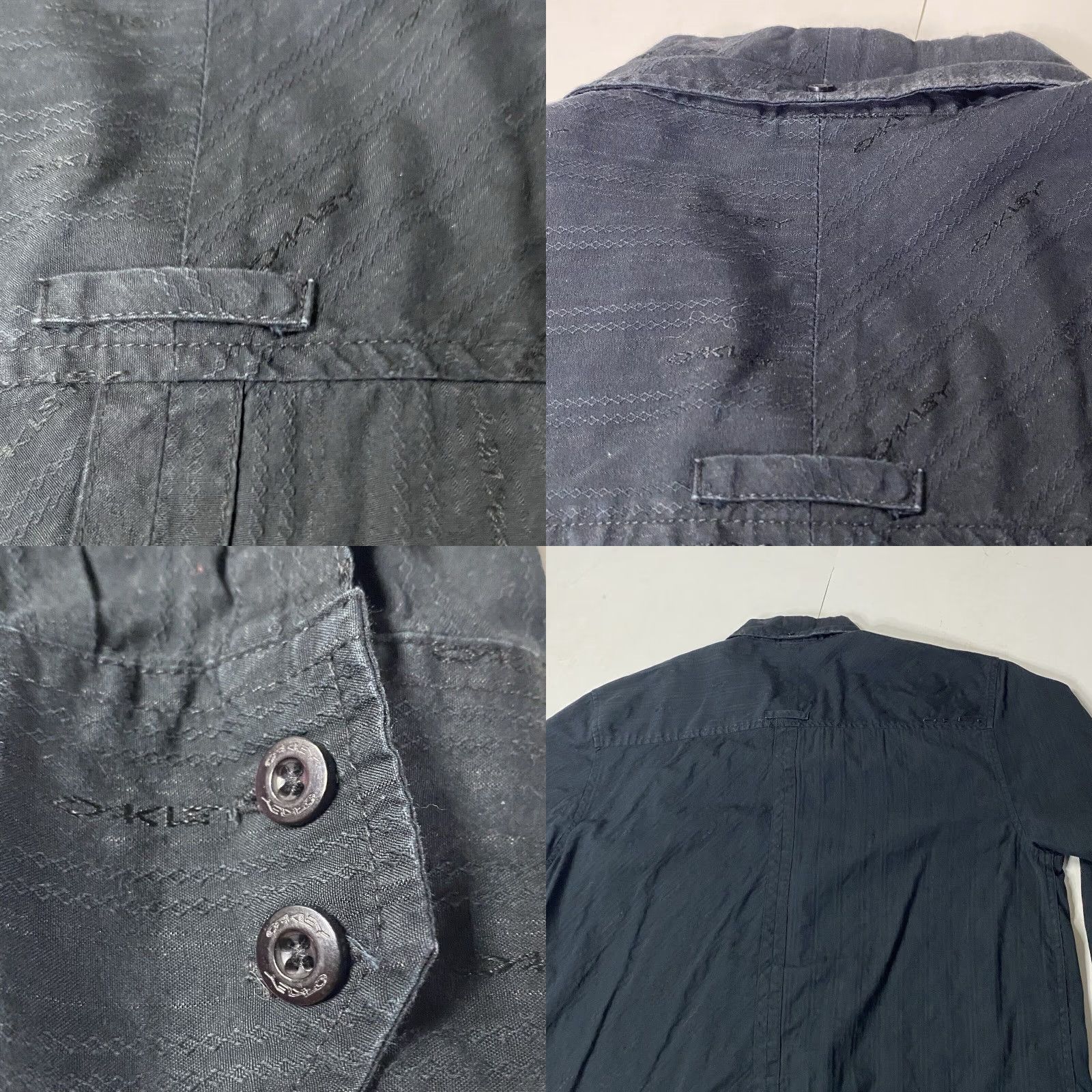 Oakley VINTAGE Oakley Shirt Mens Large Long Sleeve Button Up Casual Skate Grunge AOP Size US L / EU 52-54 / 3 - 8 Thumbnail