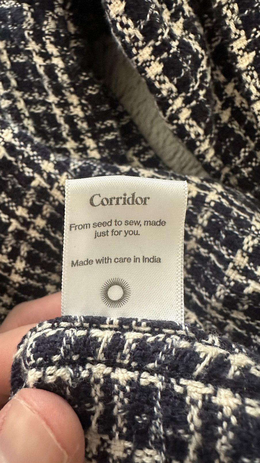 Corridor Reverse Tweed Snow Check Shirt Size US M / EU 48-50 / 2 - 9 Thumbnail