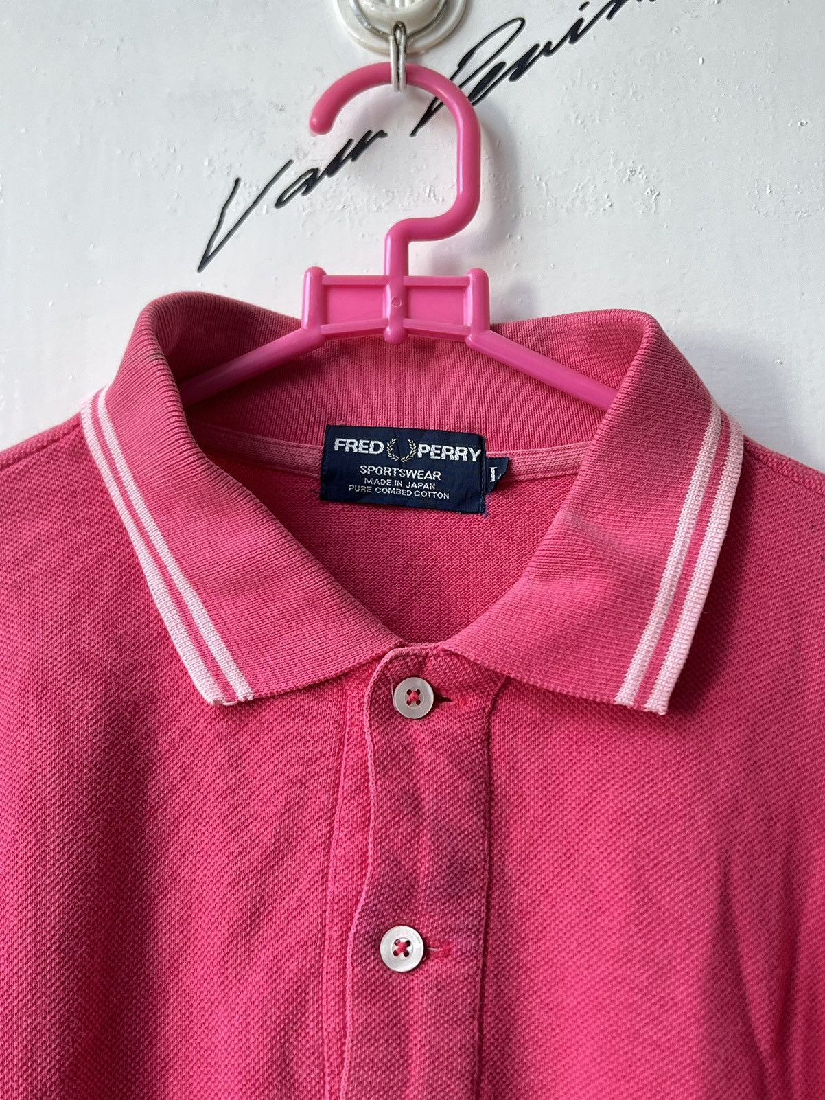 Fred Perry FRED PERRY Pink T-shirt Size US S / EU 44-46 / 1 - 13 Thumbnail