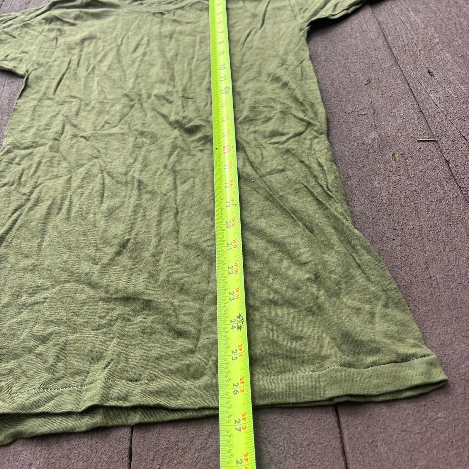 American Apparel Vintage 80s Green USMC SINGLE STITCH Shirt Size US XS / EU 42 / 0 - 4 Thumbnail