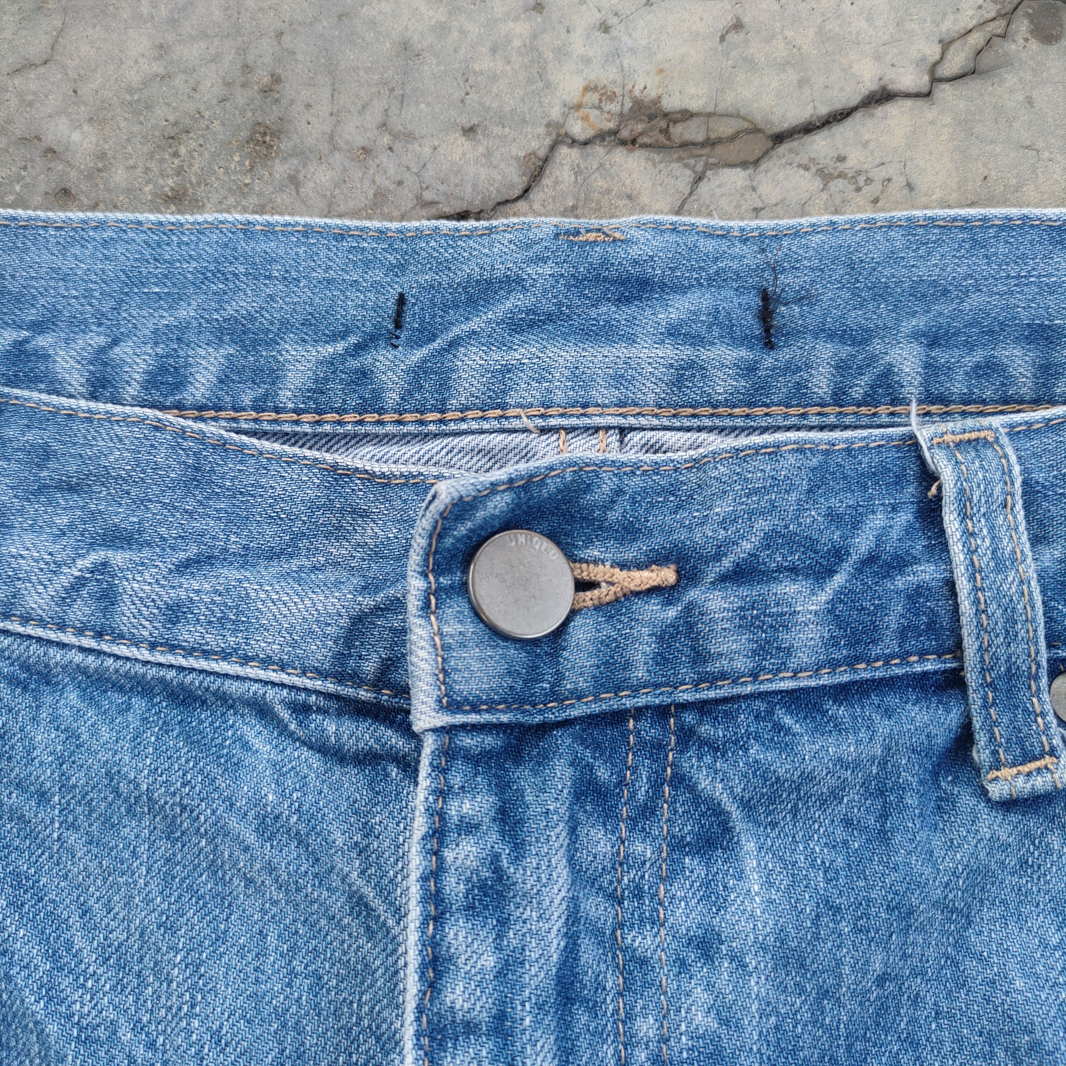 Japanese Brand × Jean × StraightFaded W38 VINTAGE JAPANESE FADED DISTRESSED DENIM JEAN PANTS Size US 38 / EU 54 - 6 Thumbnail