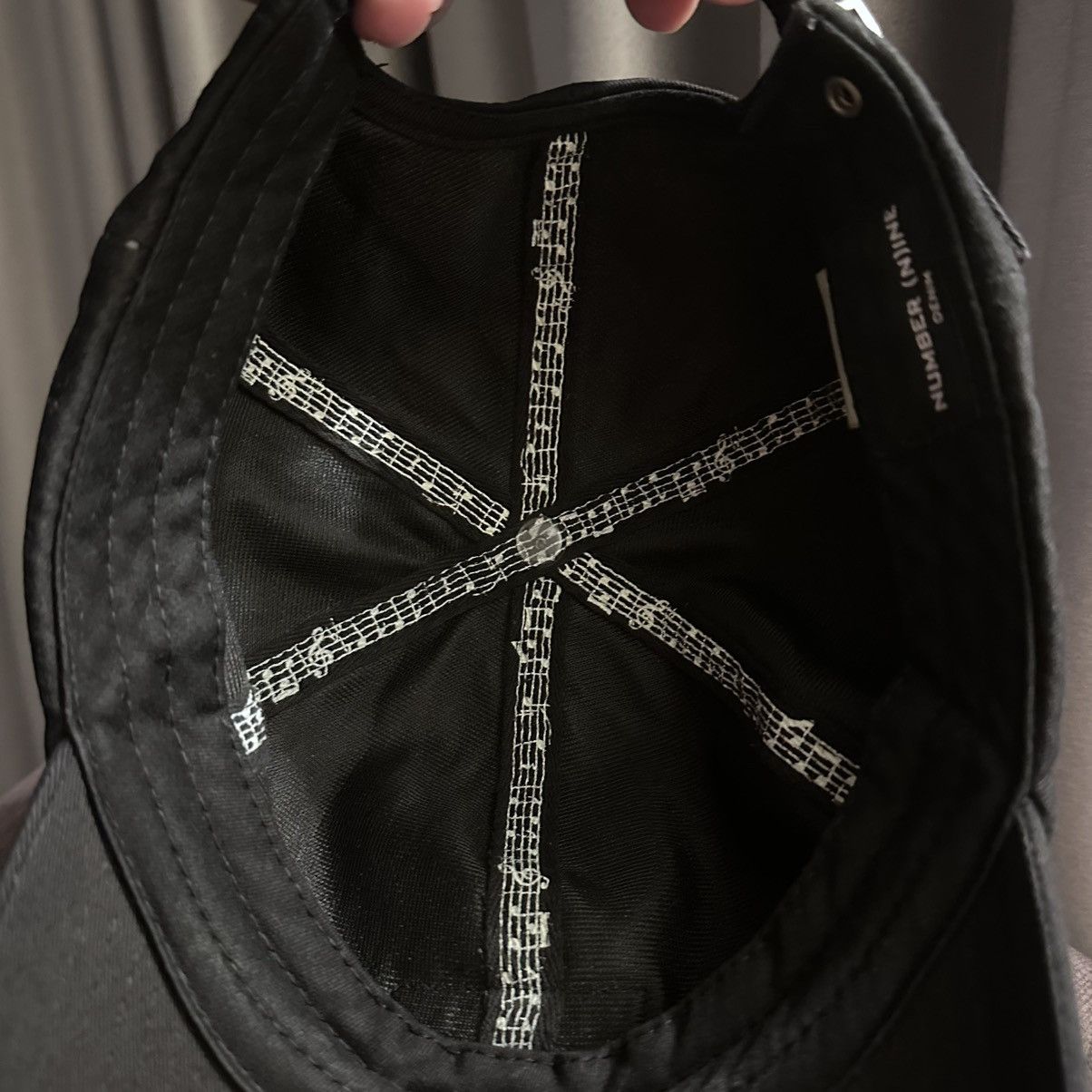 Number (N)ine Number (N)ine Basic Rubber Logo Hat Size ONE SIZE - 4 Thumbnail