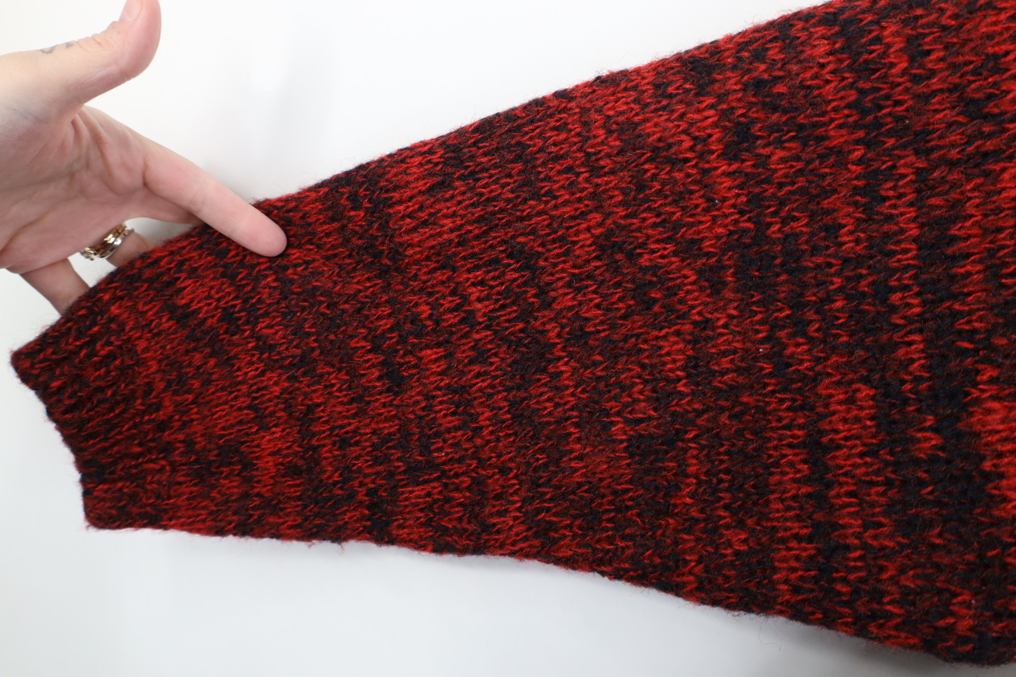 Vintage Vintage 90s Streetwear Wool Blend Knit Crewneck Sweater Size M / US 6-8 / IT 42-44 - 6 Thumbnail