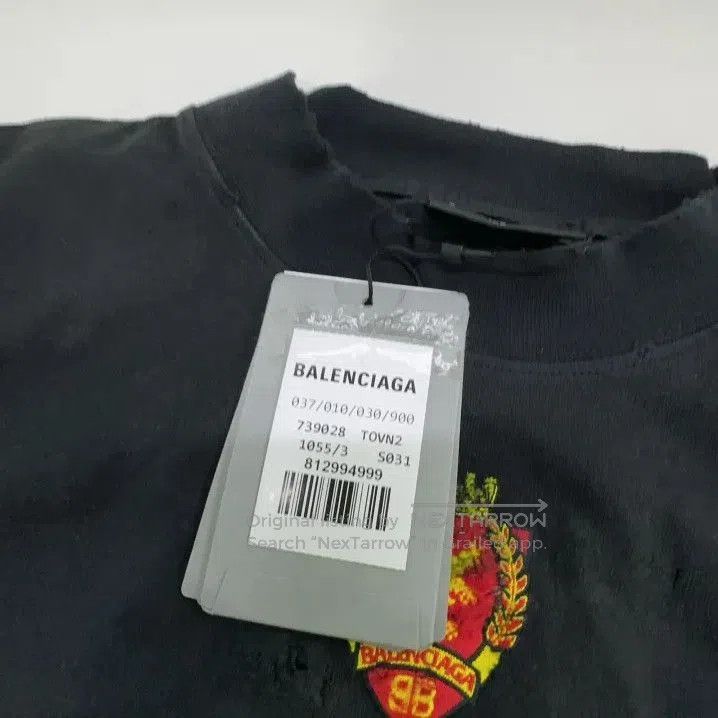 Balenciaga Balenciaga SS23 Black Embroidered Logo T. Size US L / EU 52-54 / 3 - 7 Thumbnail