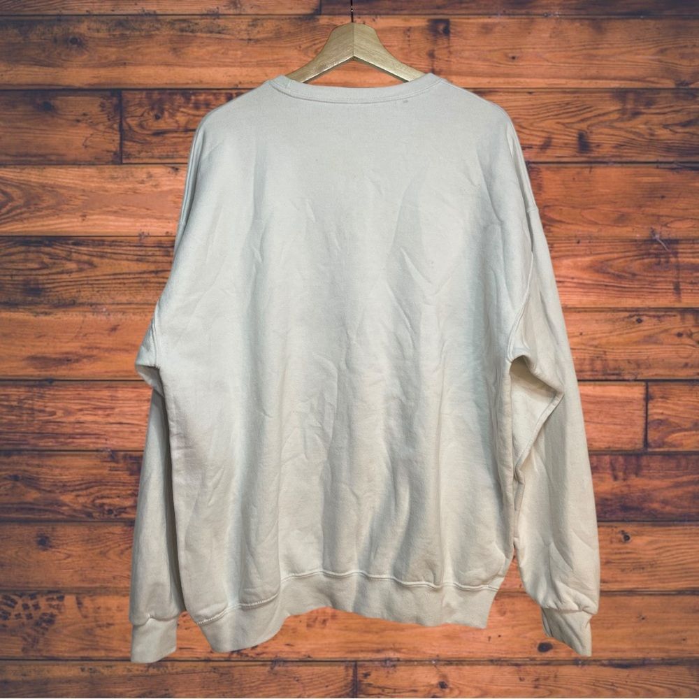Jerzees Jerzees Merry & Bright White Pullover Christmas Sweater XL Size XL / US 12-14 / IT 48-50 - 2 Thumbnail