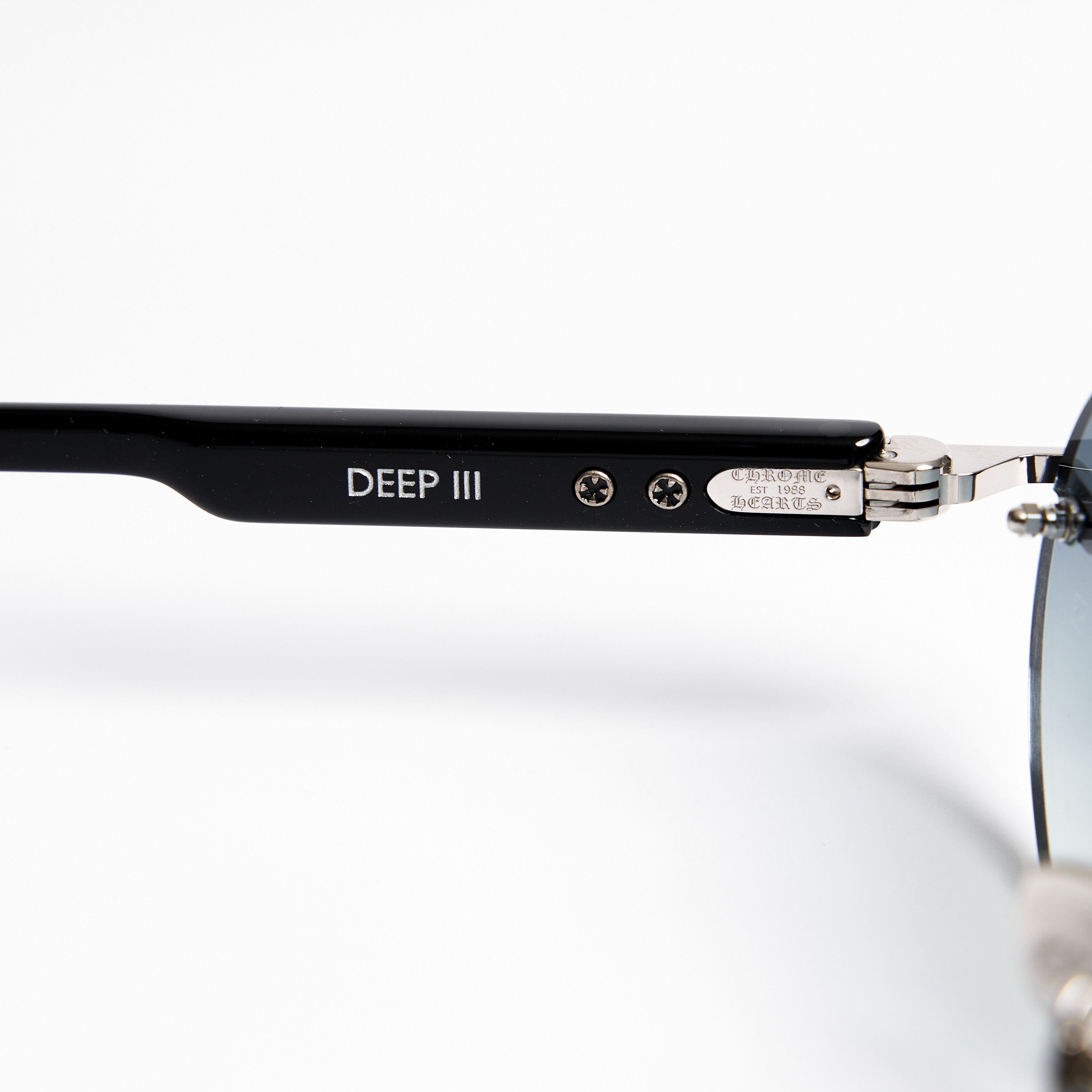 Chrome Hearts CHROME HEARTS DEEP III SHINY SILVER BLACK Size ONE SIZE - 7 Thumbnail