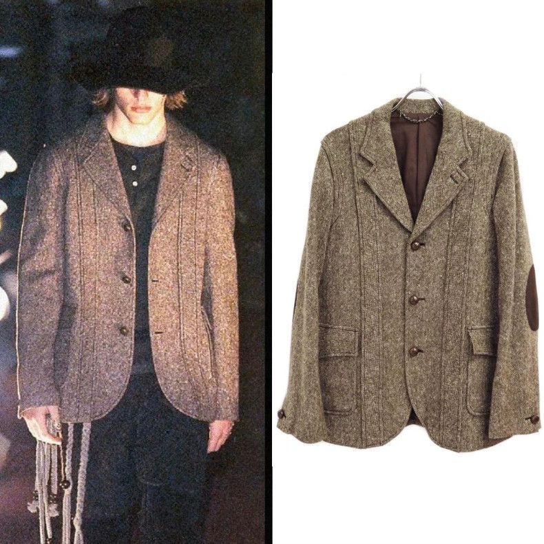 Number (N)ine Number (N)ine Size 2 Aw2002 Brown Court Wool Suit 2503-Next Size 44R - 1 Thumbnail