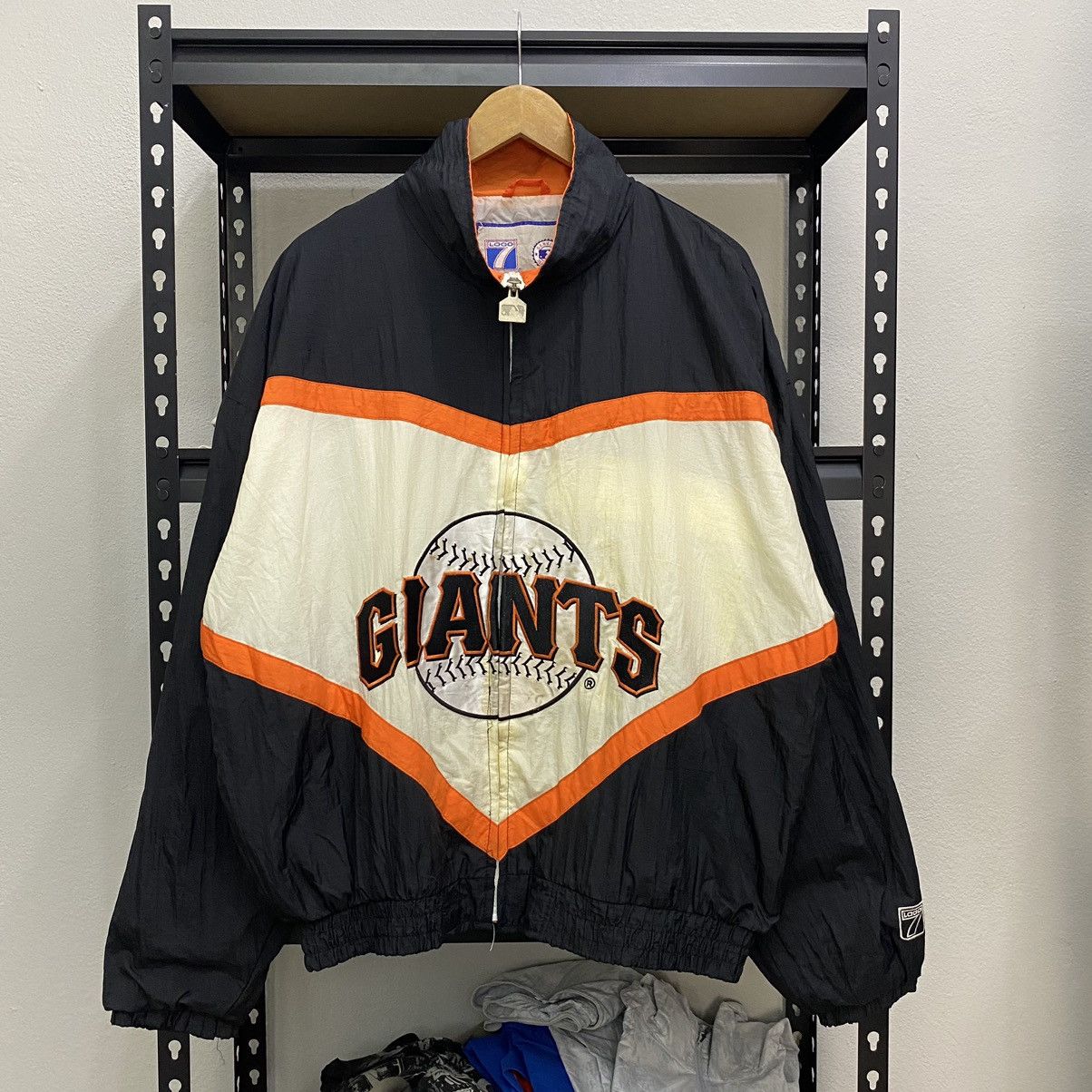 Logo 7 × Vintage Vintage Logo 7 Giants Windbreaker❗️ Size US L / EU 52-54 / 3 - 1 Thumbnail