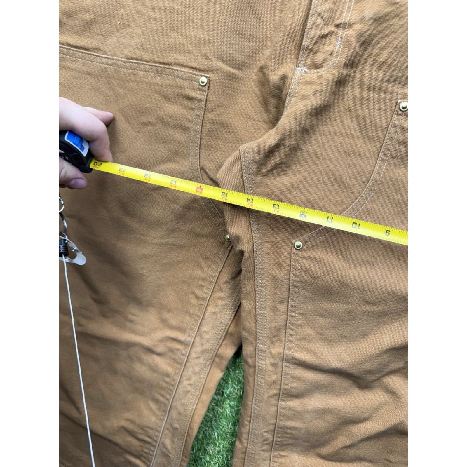 Carhartt VINTAGE Carhartt Double Knee Pants Mens 44X30 Loose Fit USA Made Workwear Canvas 90s Size US 44 / EU 60 - 7 Thumbnail