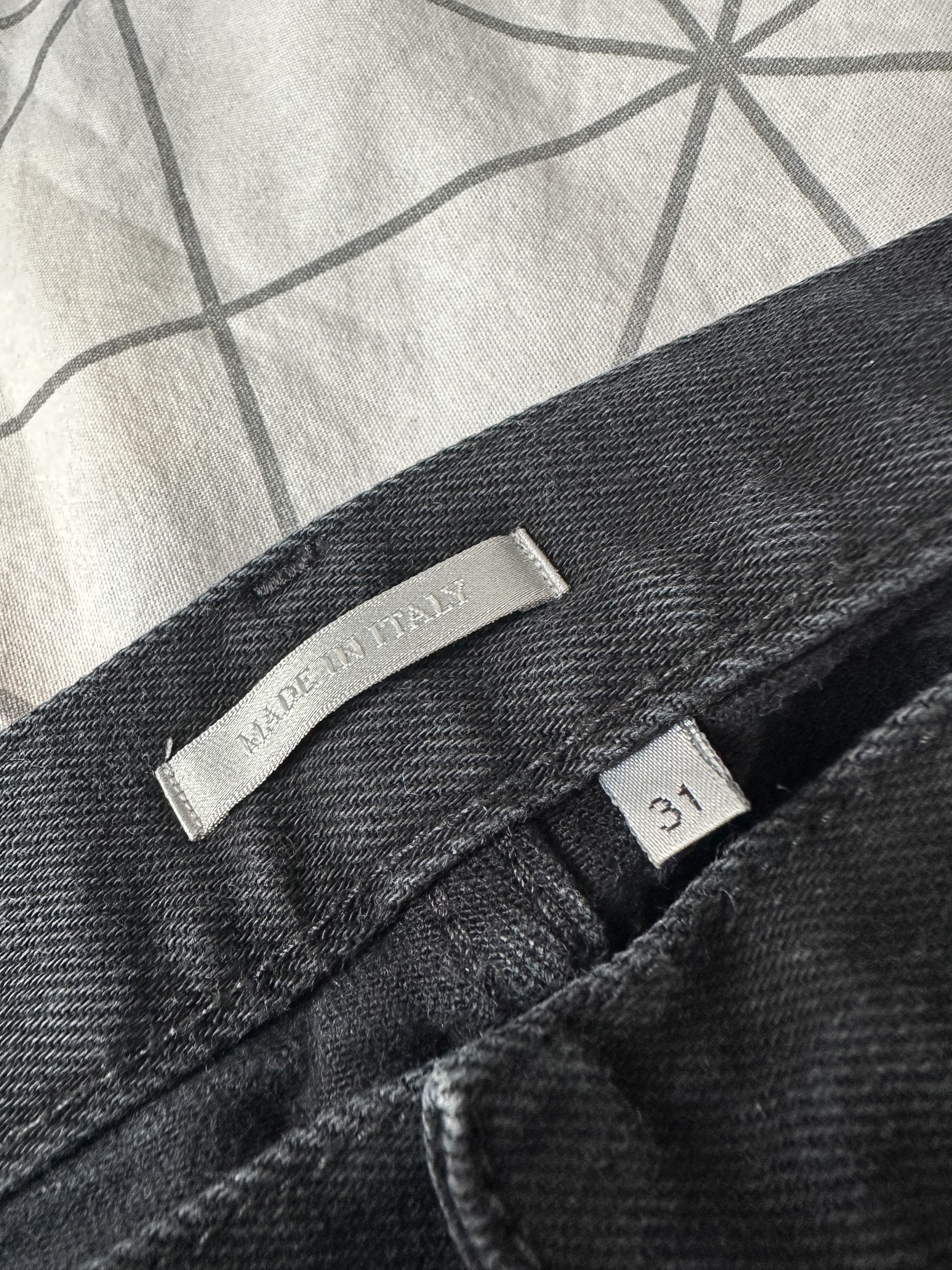 Dior Dior 2018 Black Denim Slim Fit 24-karat Gold Bee Den Size US 31 - 4 Thumbnail