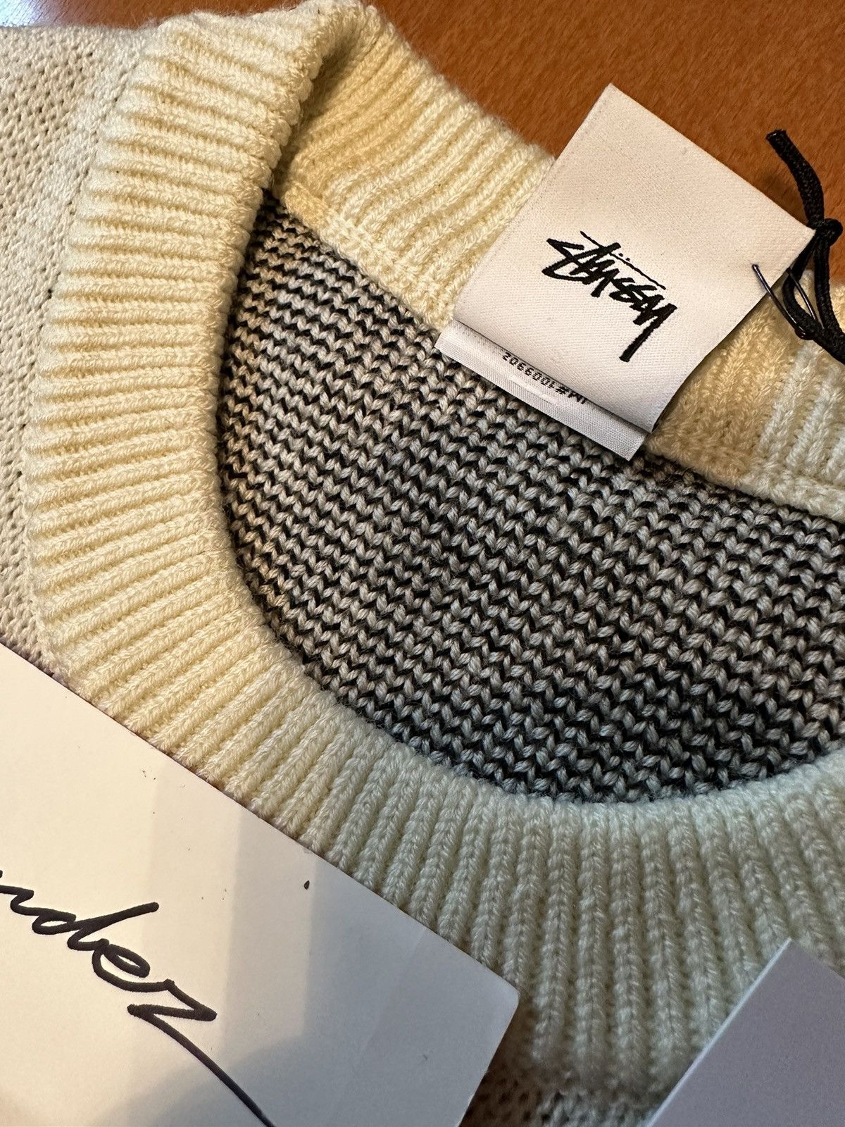 Nike × Stussy Nike x Stussy knit sweater natural Size US M / EU 48-50 / 2 - 5 Thumbnail