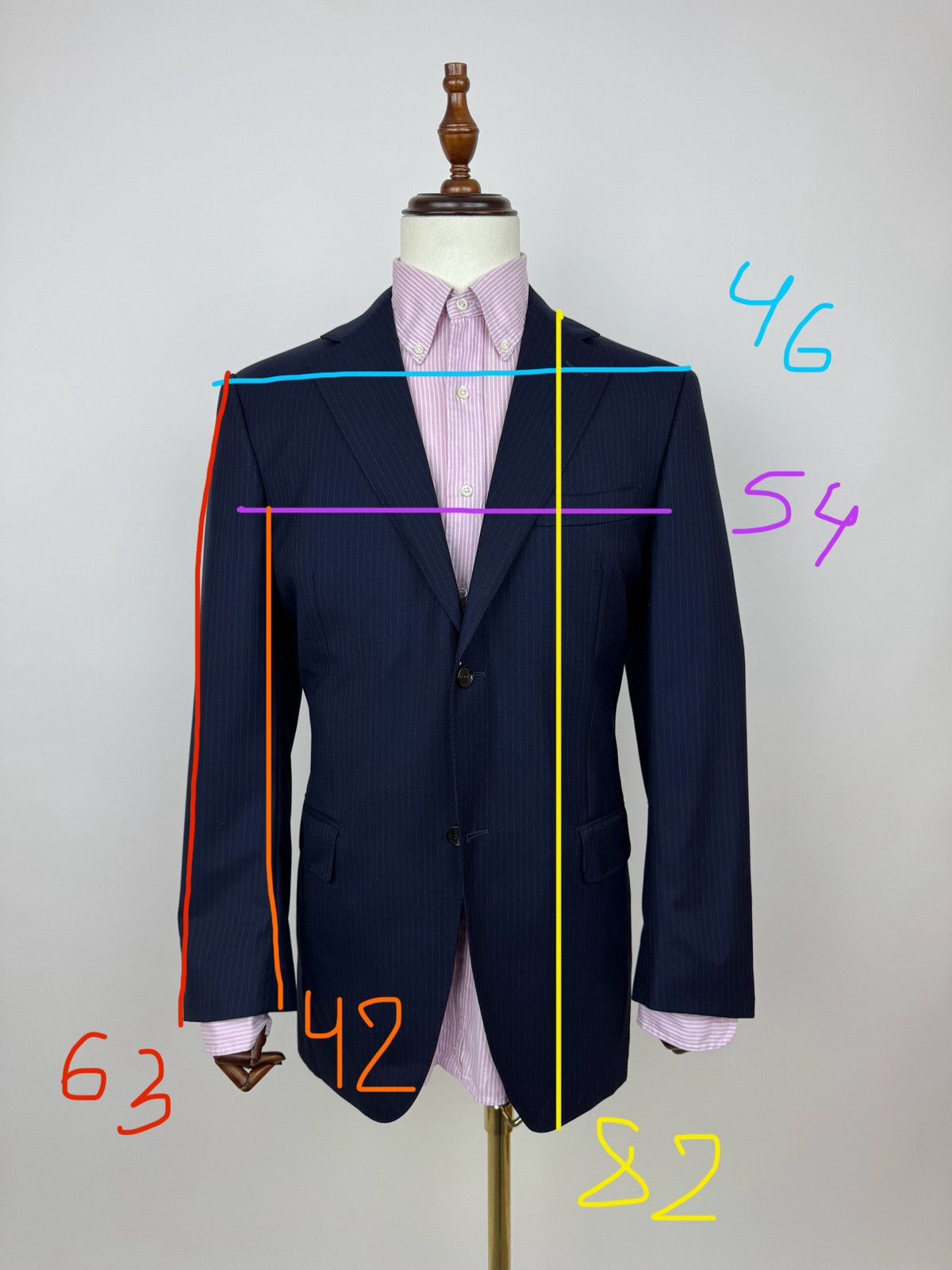 Suitsupply SUITSUPPLY Mens Blazer super 110's Wool size 52 Size 50R - 11 Thumbnail