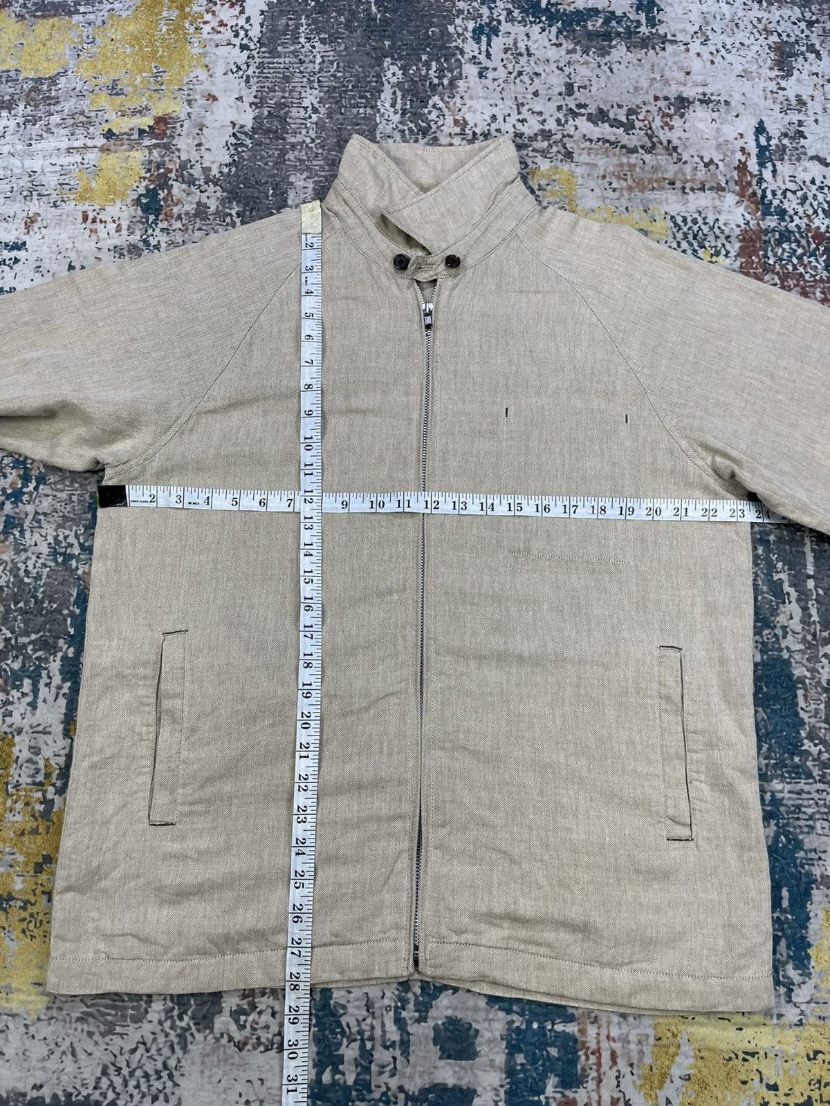 Chaps Ralph Lauren Chaps Ralph Lauren Harringbone Tweed Swing Top Jacket Size US L / EU 52-54 / 3 - 3 Thumbnail