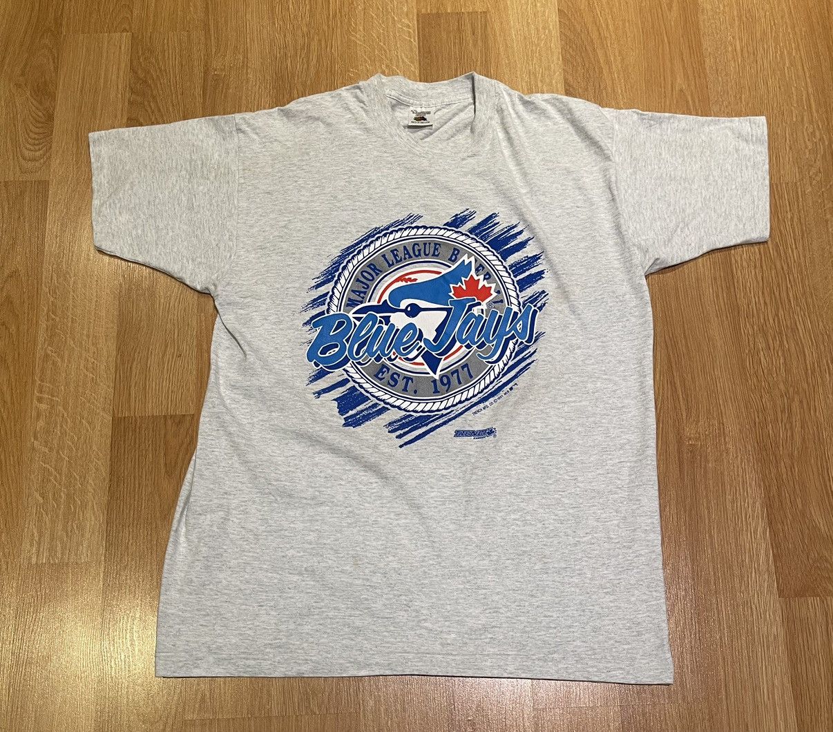 Fruit Of The Loom × Vintage Vintage Toronto Blue Jays T Size US XL / EU 56 / 4 - 1 Thumbnail