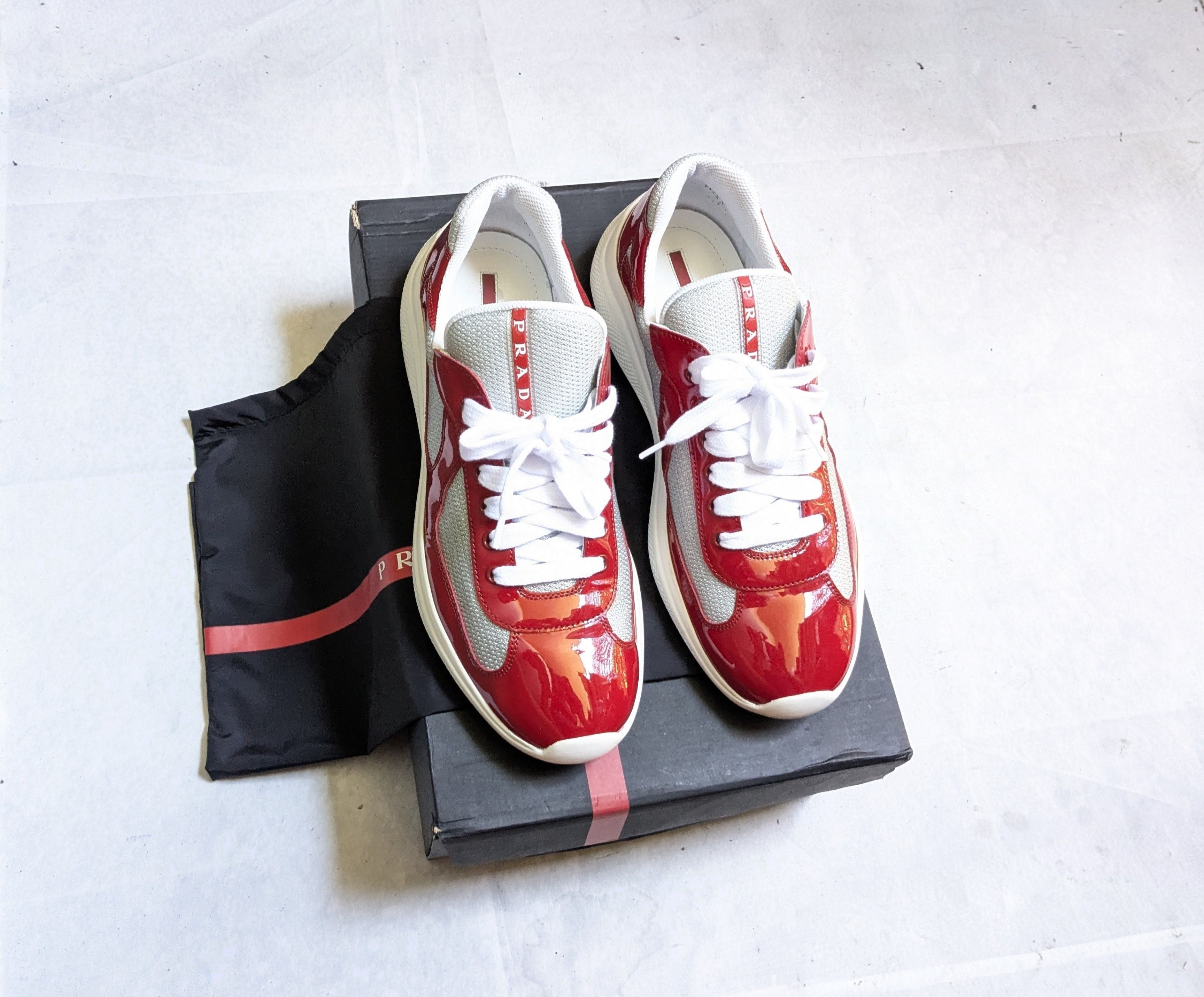 メンズ OURs深水光太さん着用 プラダスポーツスニーカー PRADA SPORT
