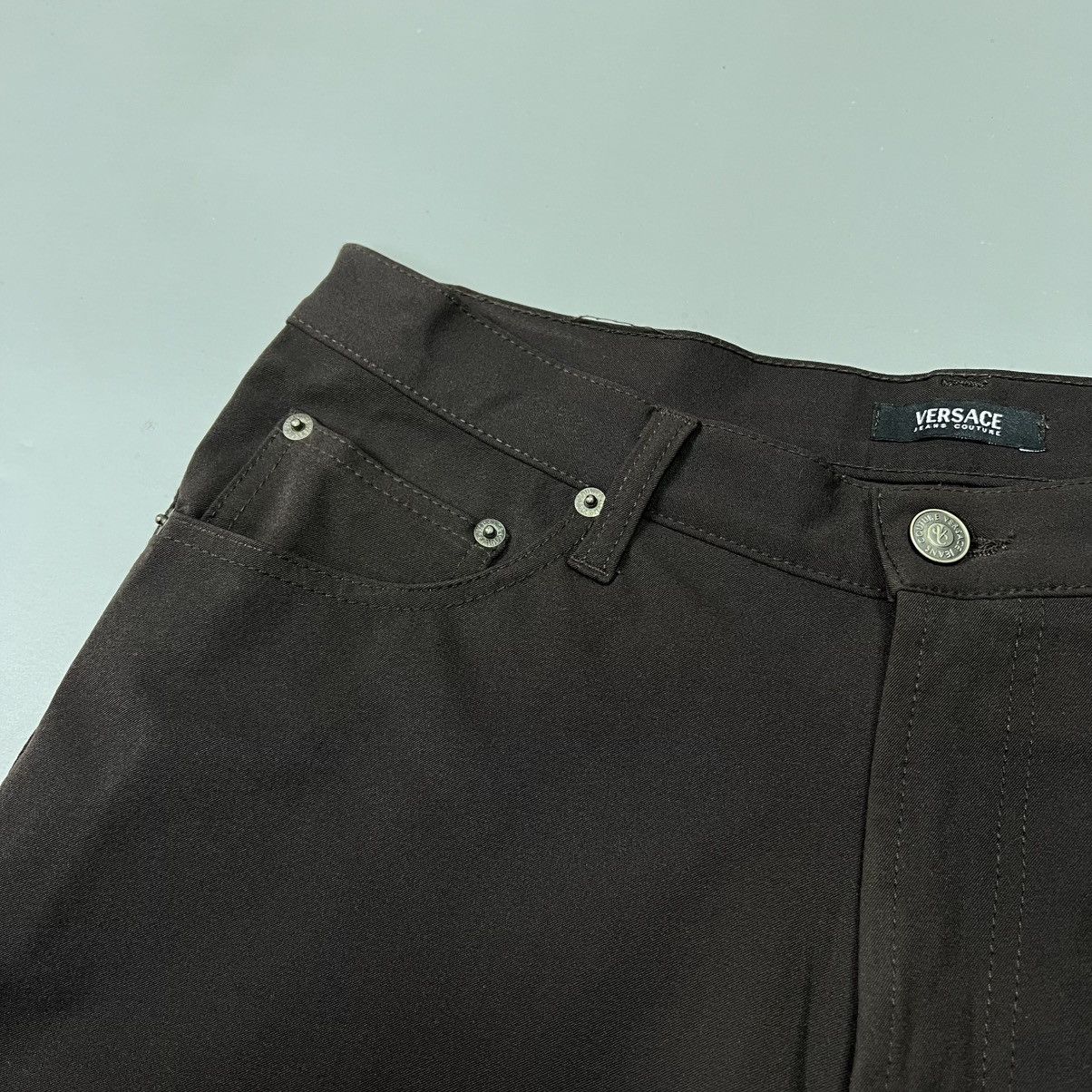 Versace Jeans Couture Vintage Versace Jeans Couture Brown Casual Pants Nylon men’s Size US 34 / EU 50 - 9 Thumbnail
