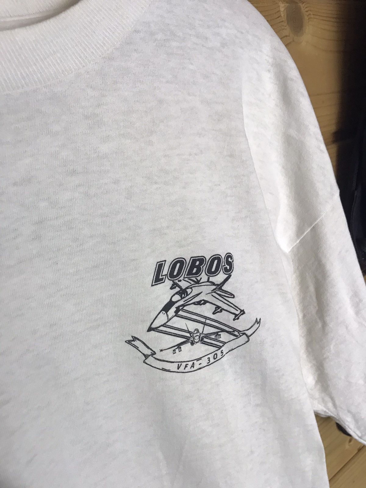 Vintage Vintage VFA 305 Lobos single stitch t-shirt Size US XL / EU 56 / 4 - 4 Thumbnail
