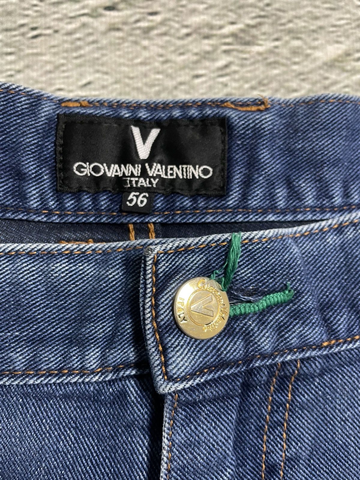 Giovanni Valentino Giovanni Valentino Jeans vintage baggy embroidery Size US 38 / EU 54 - 3 Thumbnail
