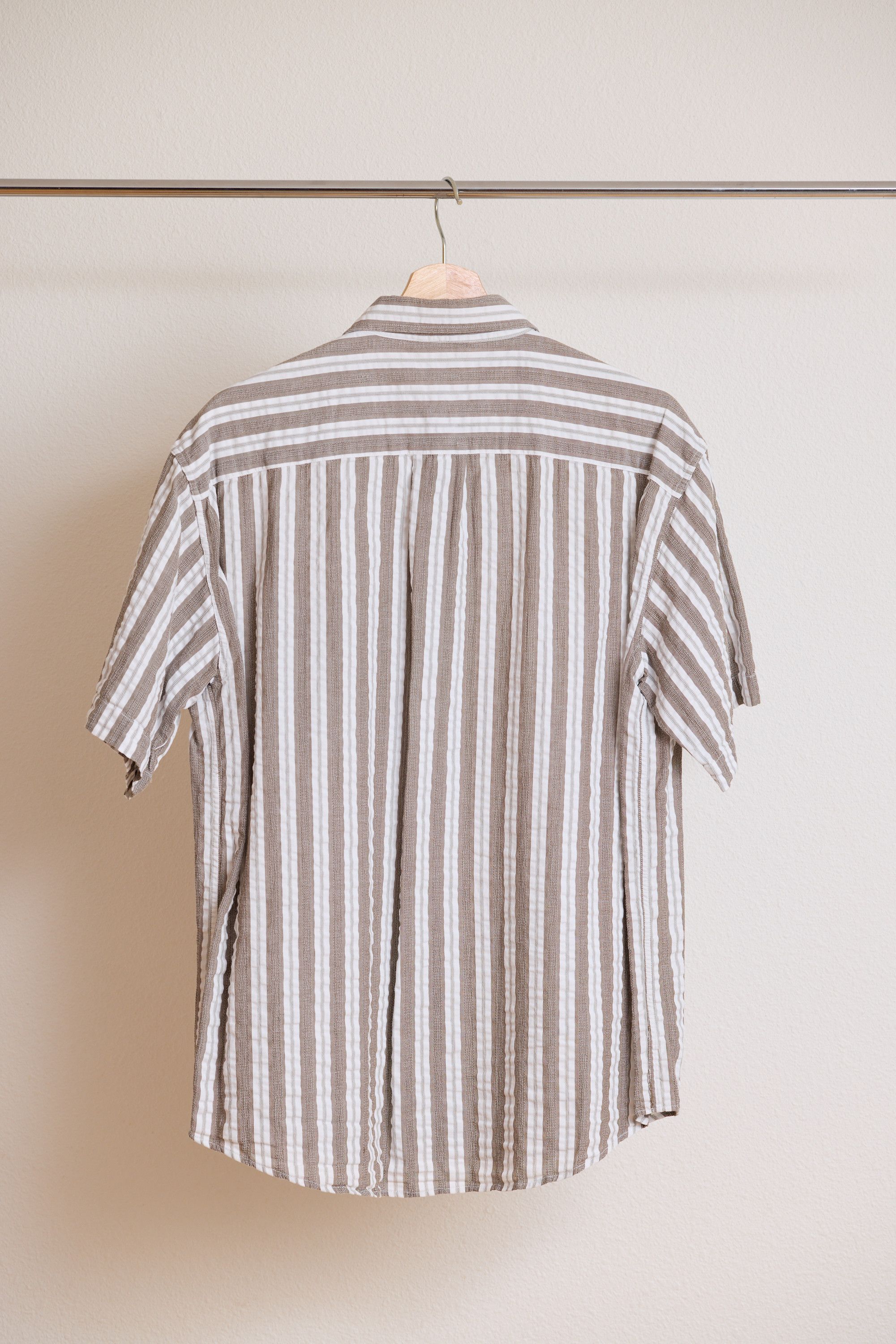 Mfpen Mfpen Input Shirt in Brown/Grey Stripe Size US XS / EU 42 / 0 - 3 Thumbnail