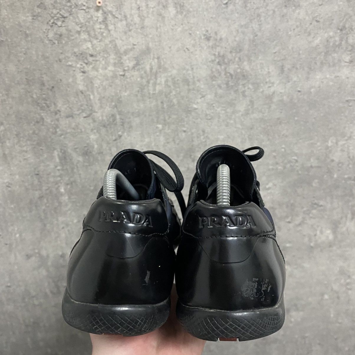 Prada Archive Y2K Vintage Prada shoes trainers slip on sneakers Size US 6 / EU 39 - 7 Thumbnail