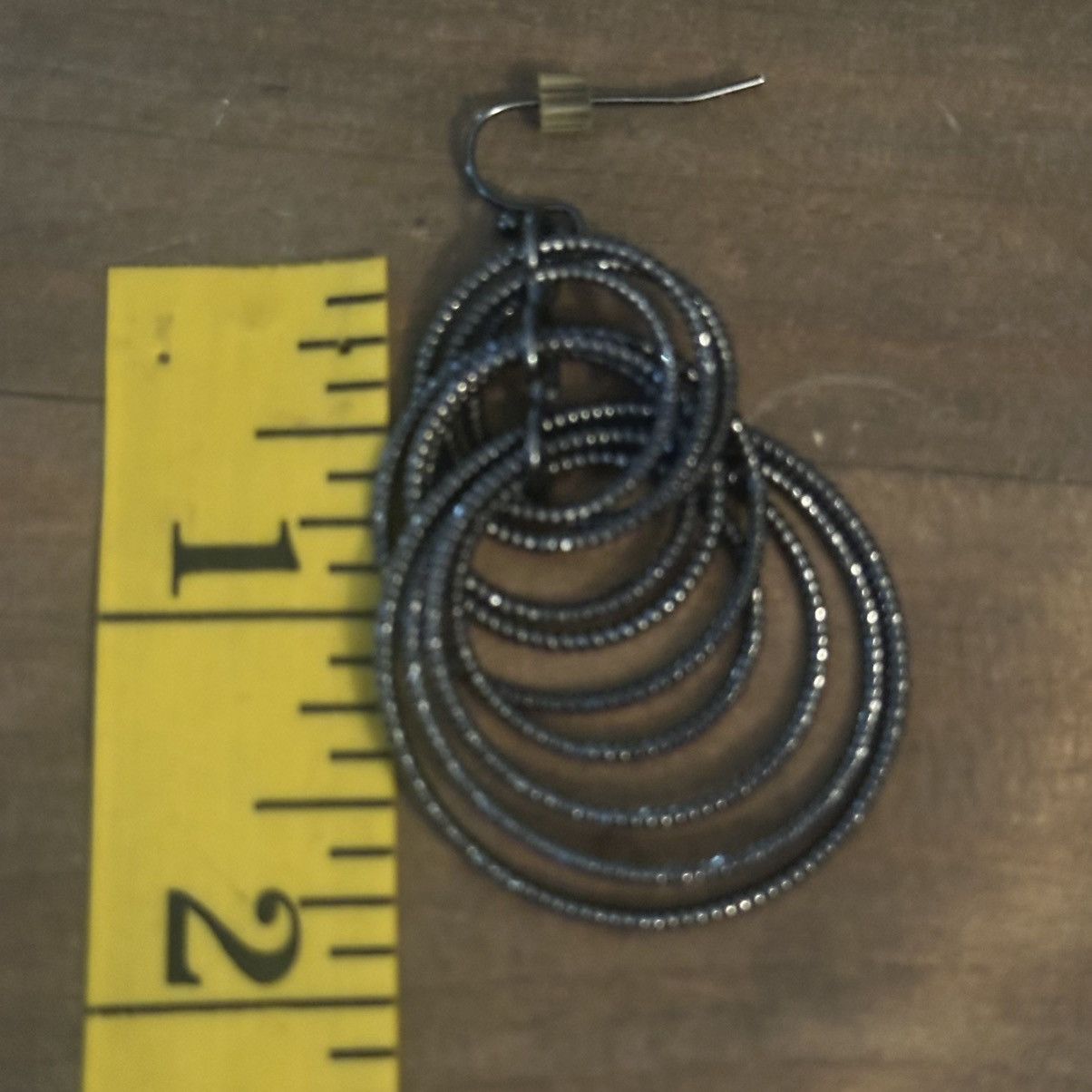 Other Lia Sophia Voltage hematite multi hoops dangle earrings Size ONE SIZE - 4 Thumbnail
