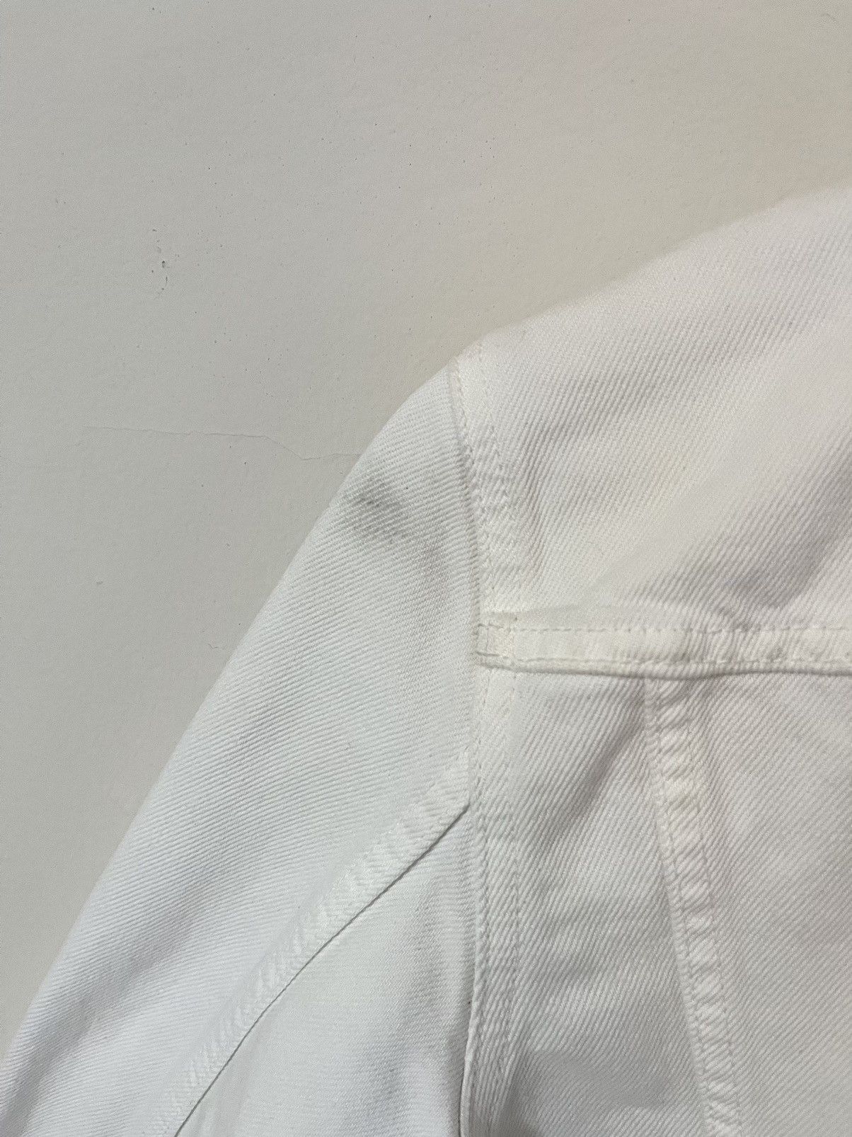 Helmut Lang Vintage Helmut Lang Women’s White Square Shoulder Jacket Size M / US 6-8 / IT 42-44 - 5 Thumbnail
