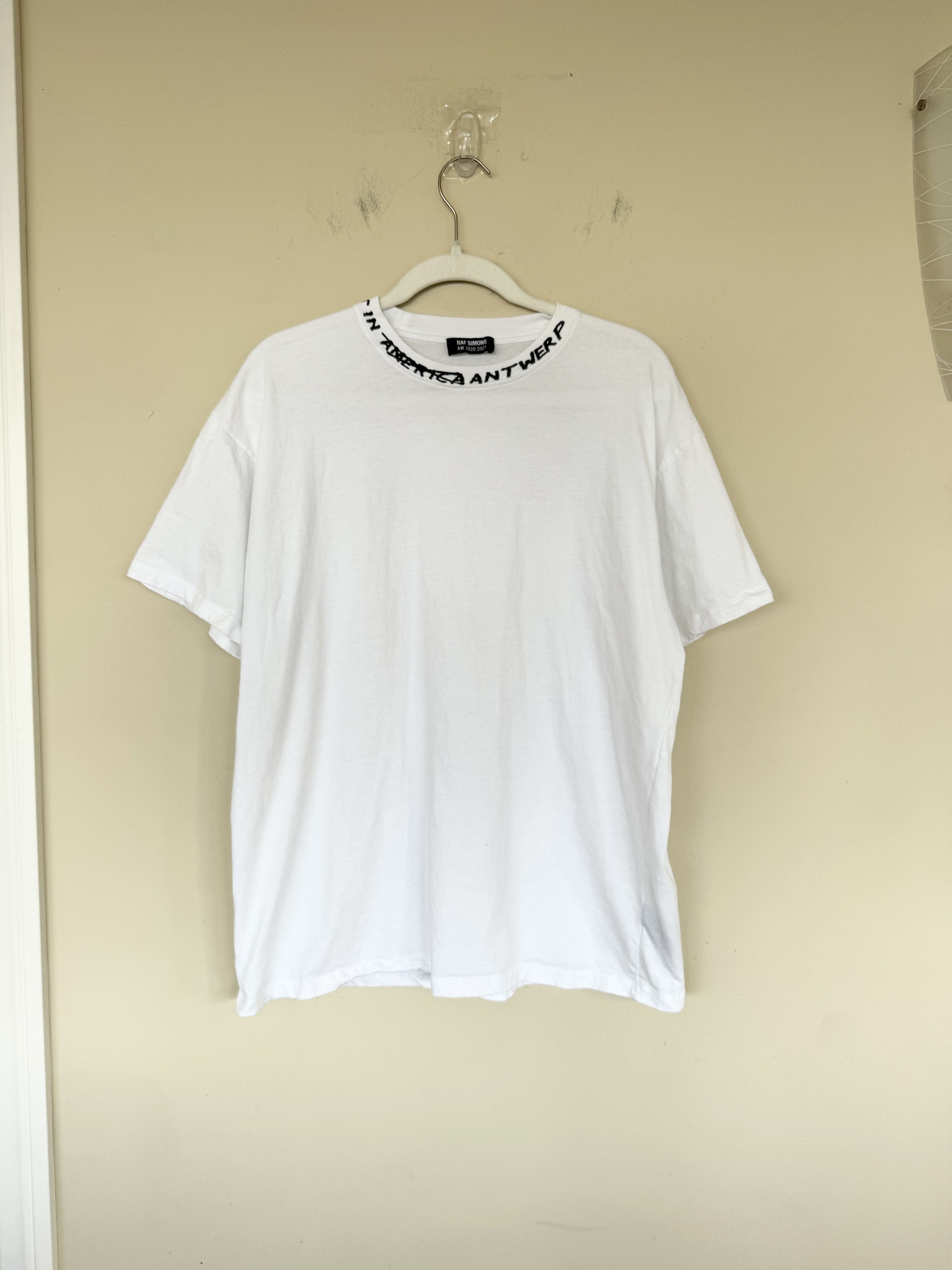 Raf Simons Raf Simons Antwerp/America Tee Size US XL / EU 56 / 4 - 1 Thumbnail