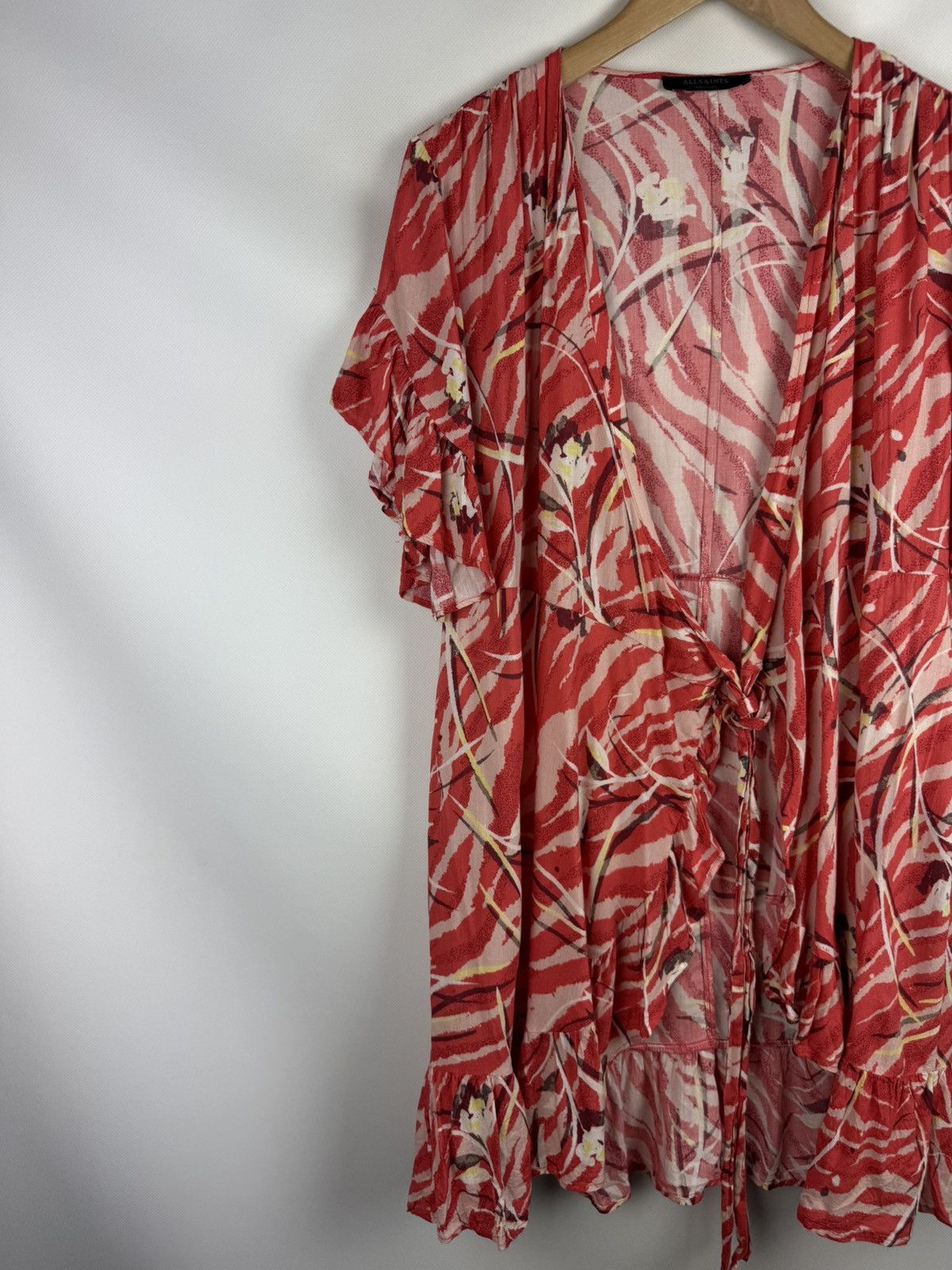 Allsaints Allsaints Marlow Kazuno Ladies Floral Pattern Wrap Dress Size M / US 6-8 / IT 42-44 - 2 Thumbnail