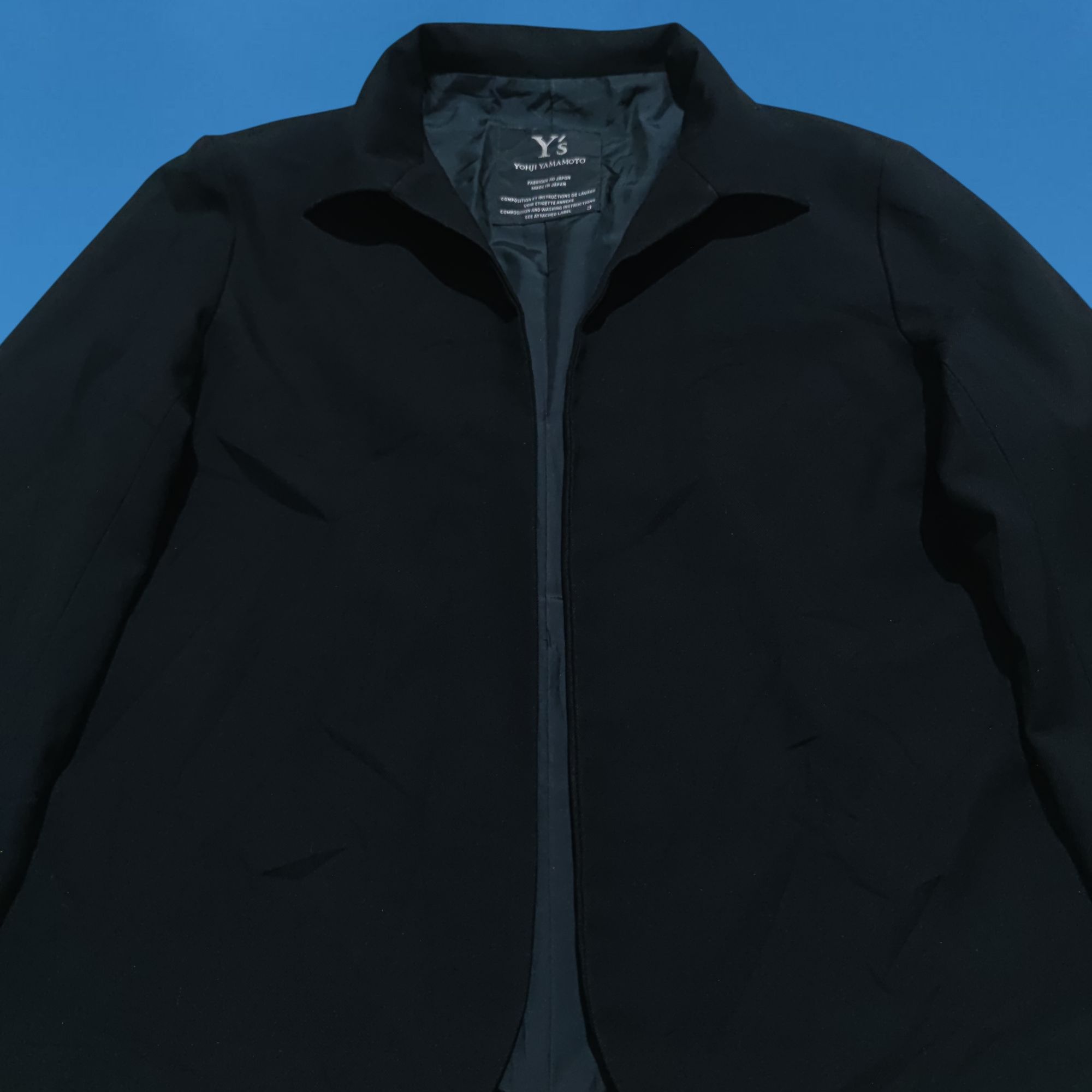 Y's Rare!! Y's Yohjiyamamoto Tailored Wool Jacket Size US M / EU 48-50 / 2 - 2 Thumbnail