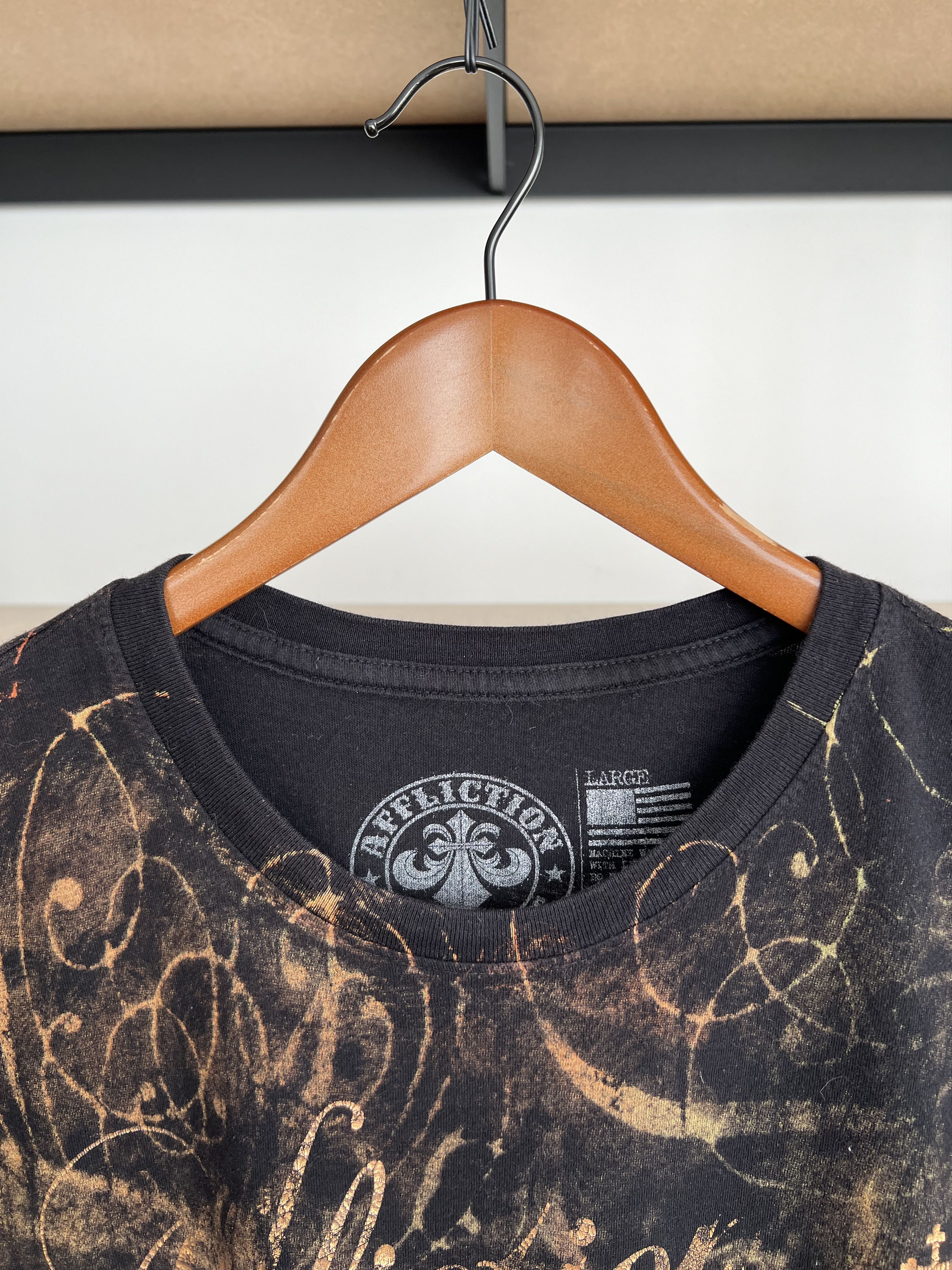 Affliction Vintage Y2k Affliction Skull Demon Gothic Grunge AOP T-shirt Size US L / EU 52-54 / 3 - 12 Thumbnail
