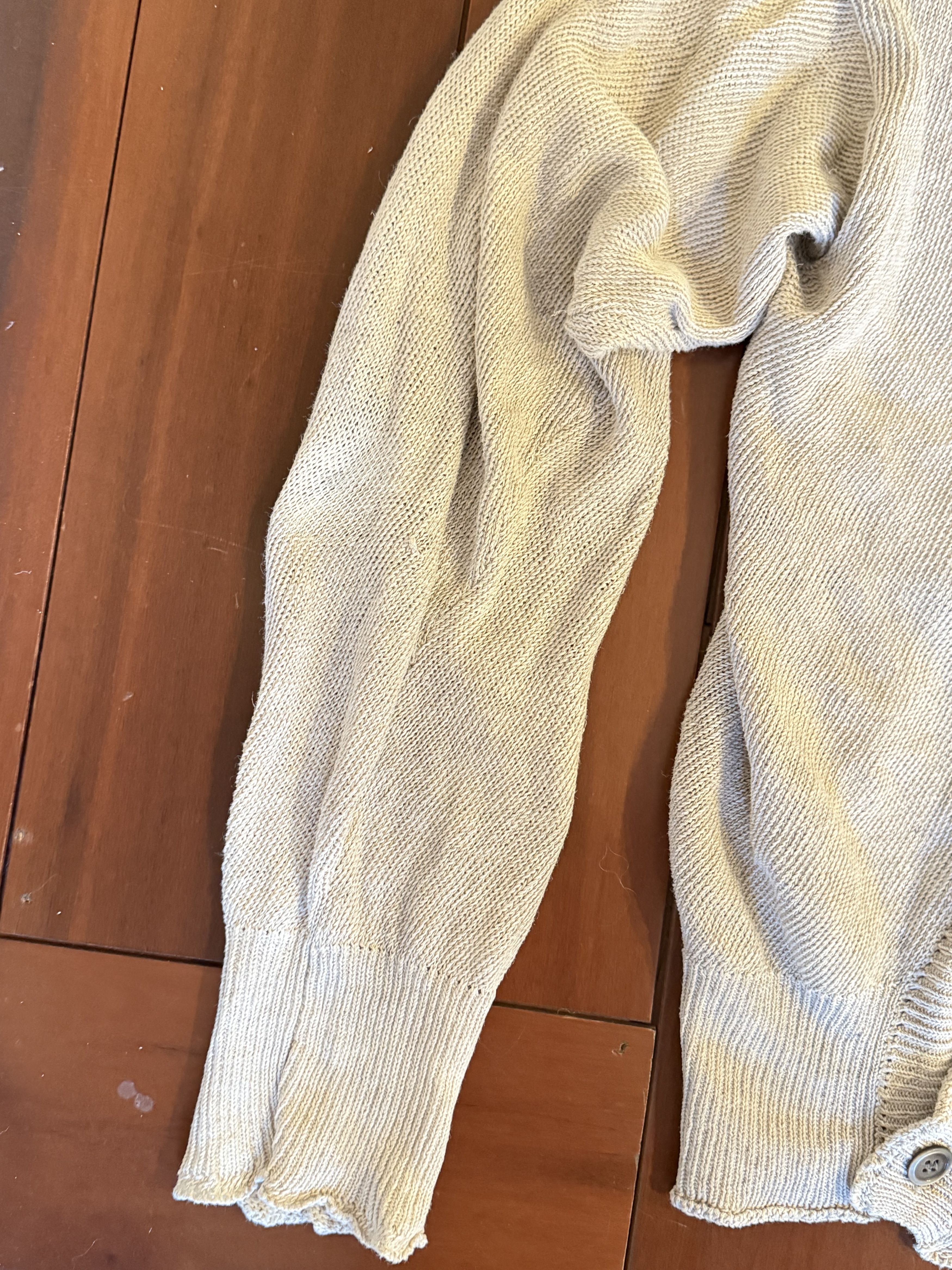 Comme des Garcons Homme Comme des Garcons Homme 90s Vintage Asymmetrical Cardigan Size US L / EU 52-54 / 3 - 4 Thumbnail